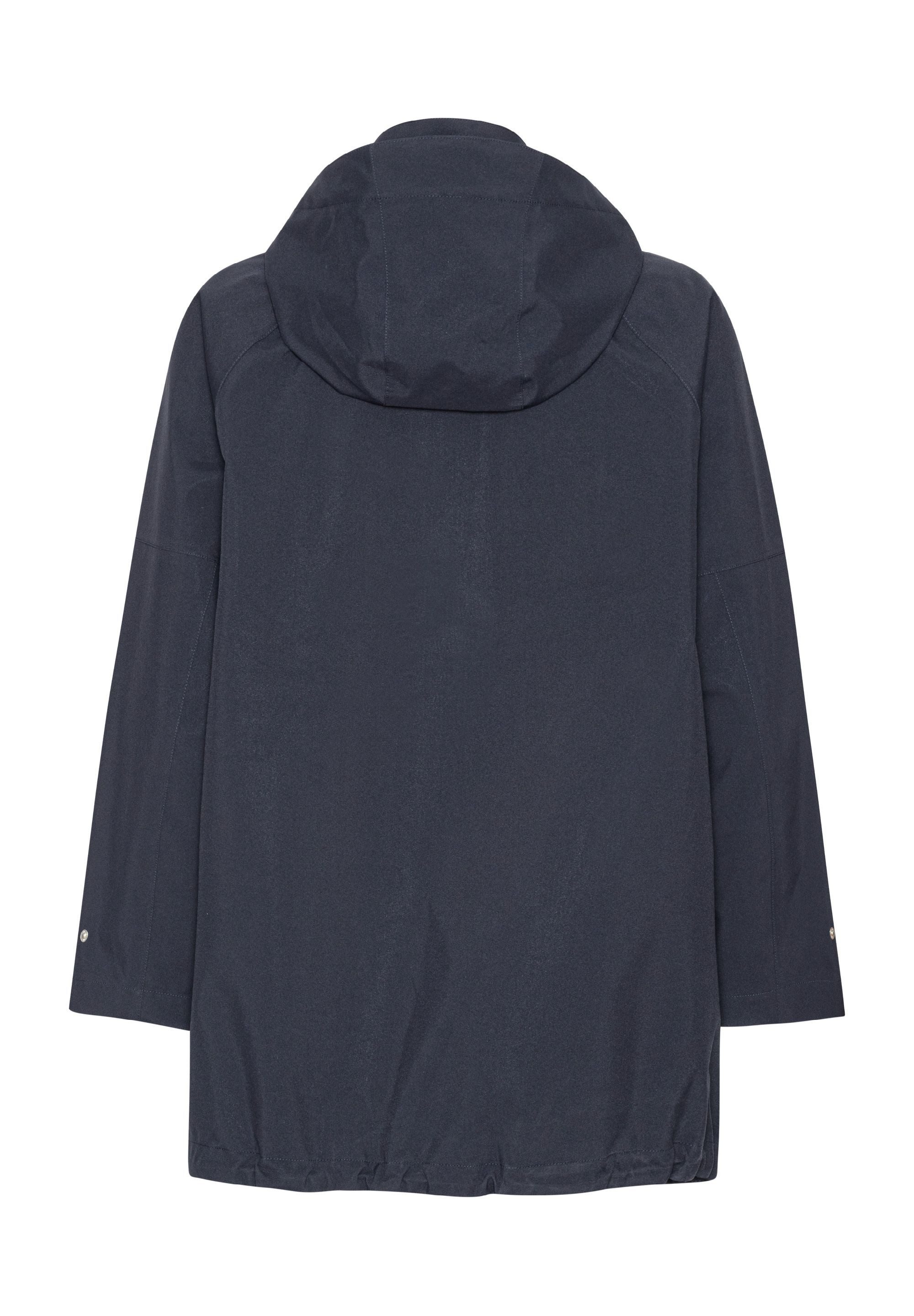 Ilse Jacobsen Regenjacke GENTLERAIN02 Weite Regenjacke mit Kapuze, wasserdicht, atmungsaktiv und funktional