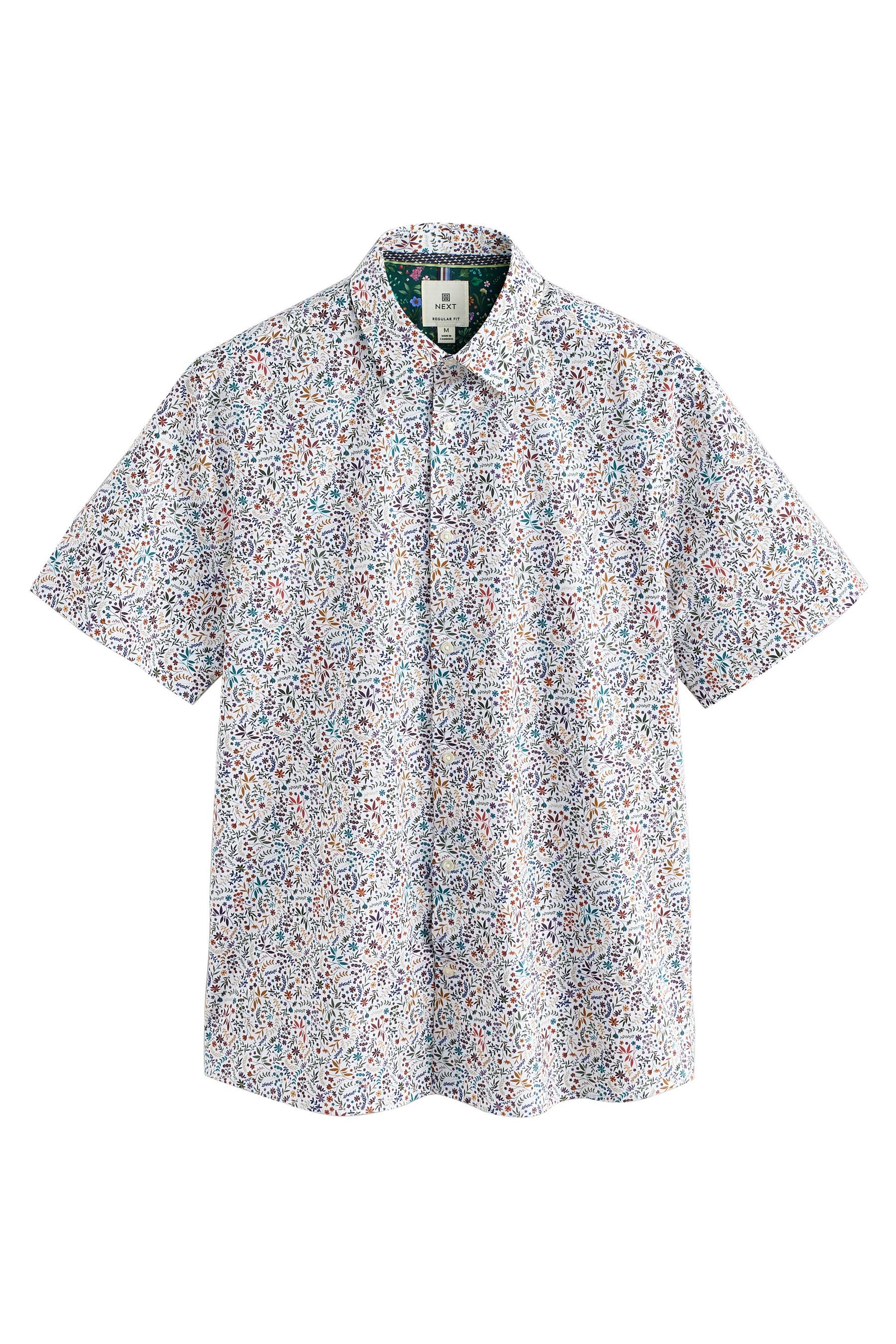 Next Kurzarmhemd Kurzärmeliges Hemd mit Print günstig online kaufen