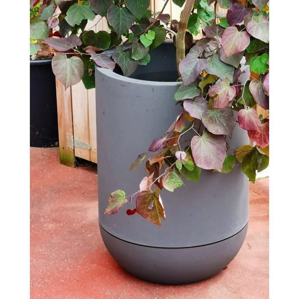 Riviera System Pflanzschale RIVIERA - Tulpenblumentopf - Granit D40 - Grau