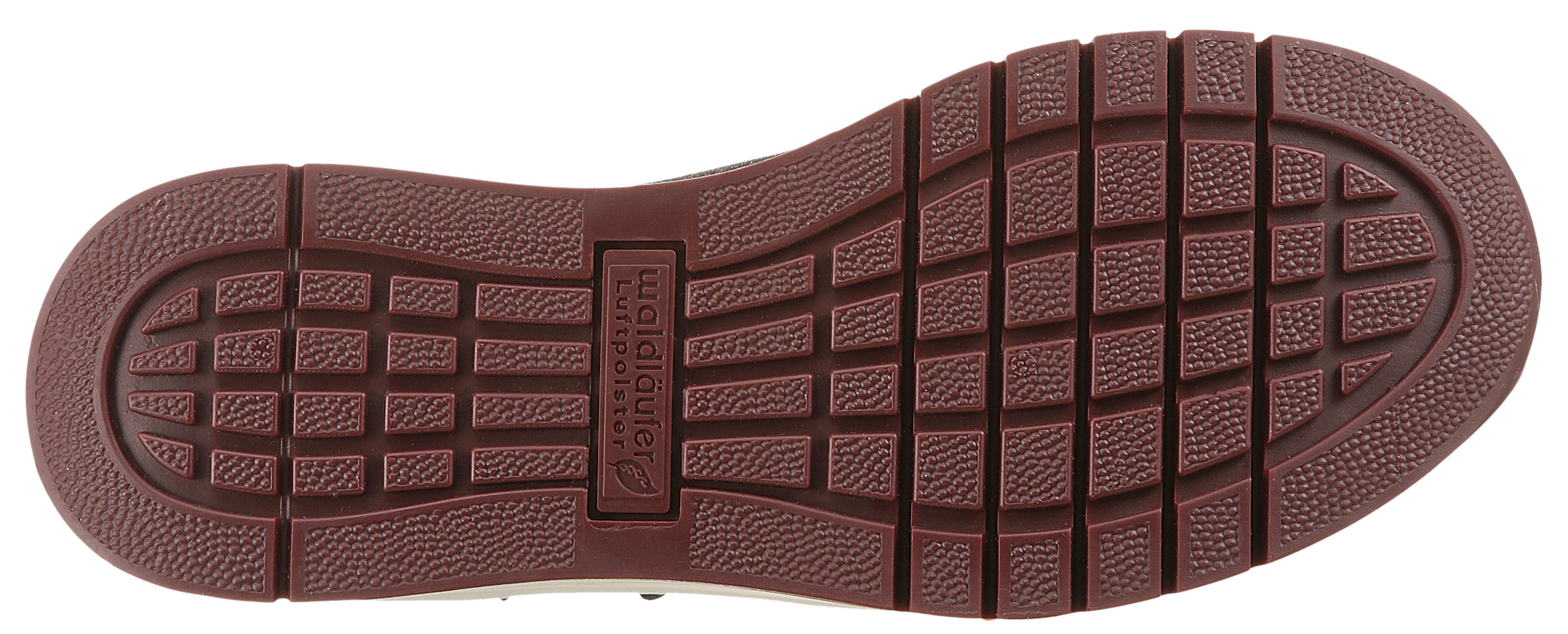 Waldläufer Plateausneaker Bequemschuh, Schnürschuh, Halbschuh mit seitlichem Reißverschluss