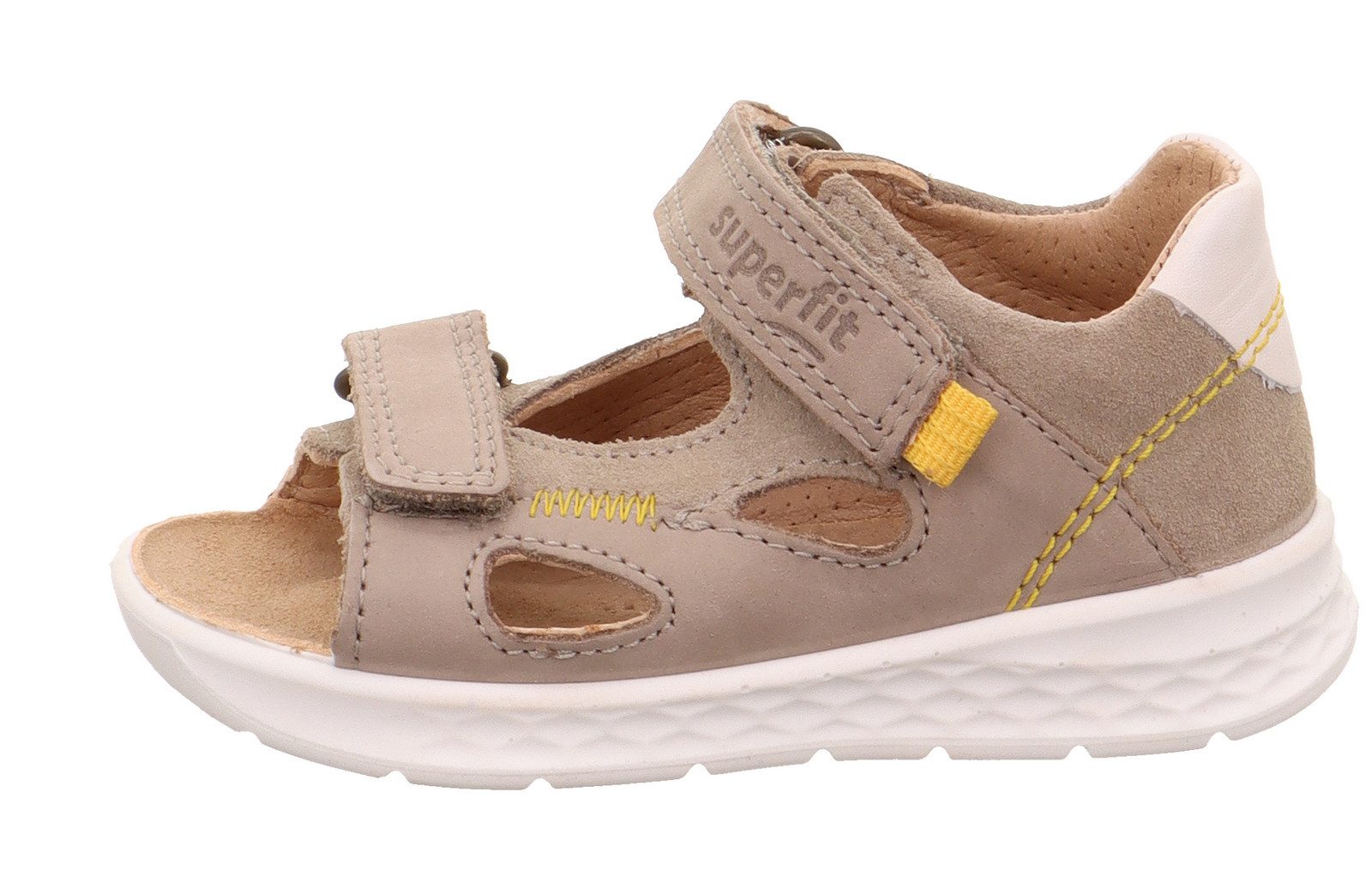 superfit Kinder Lauflern Sandale 1-000510-4000 beige/gelb Sandalette