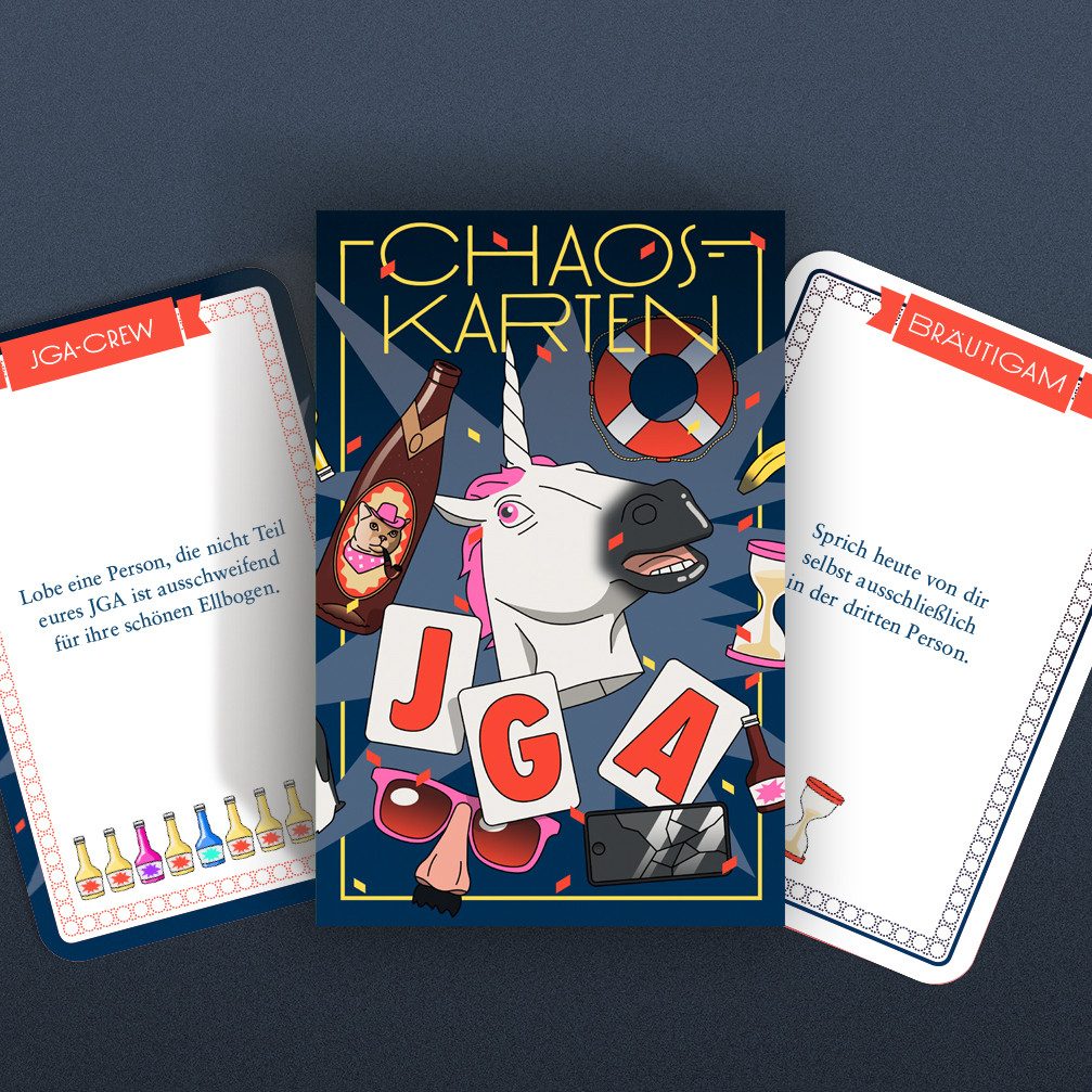 Chaoskarten Spiel, Chaoskarten Junggesellenabschied Spiel JGA