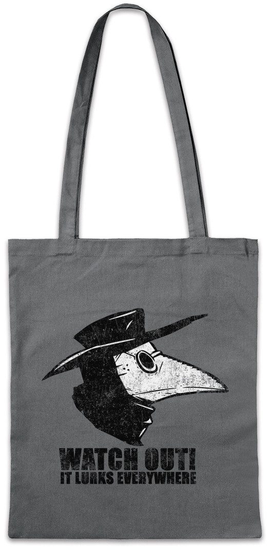 Beuteltasche Plague Doctor II Stofftasche Black Death The Plague Pest Beulenpest