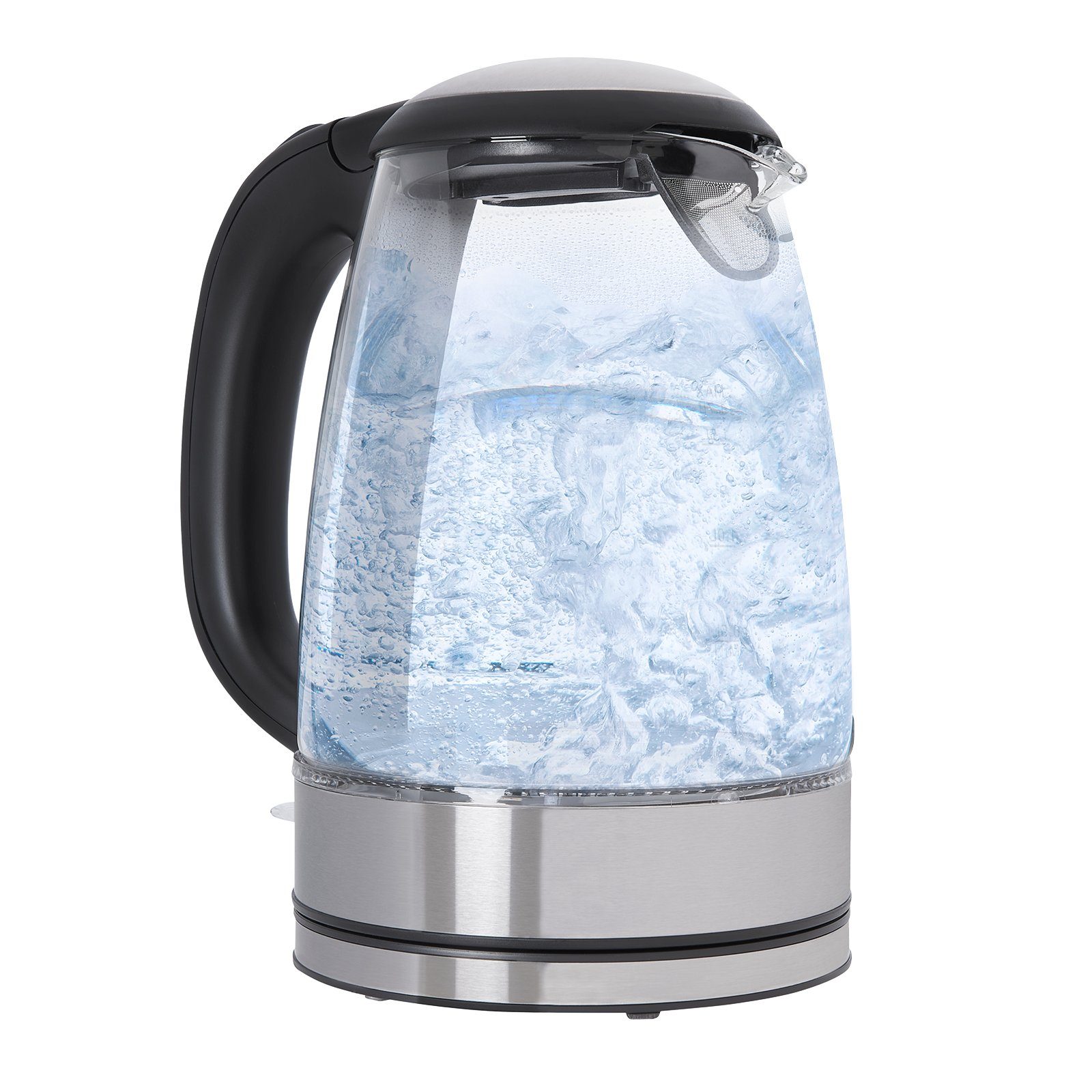 XL-Kocher Wasserkocher Gutfels l, 2200 W, 4010, mit blauer Ambientebeleuchtung 1.7 WATER