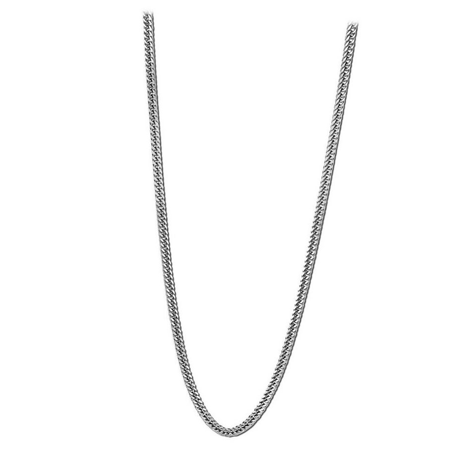 Lotus Style Edelstahlkette Lotus Style Halskette silber (Halskette),  Halsketten für Herren Edelstahl (Stainless Steel), Besonderheiten:  Verlängerungskette 2 cm
