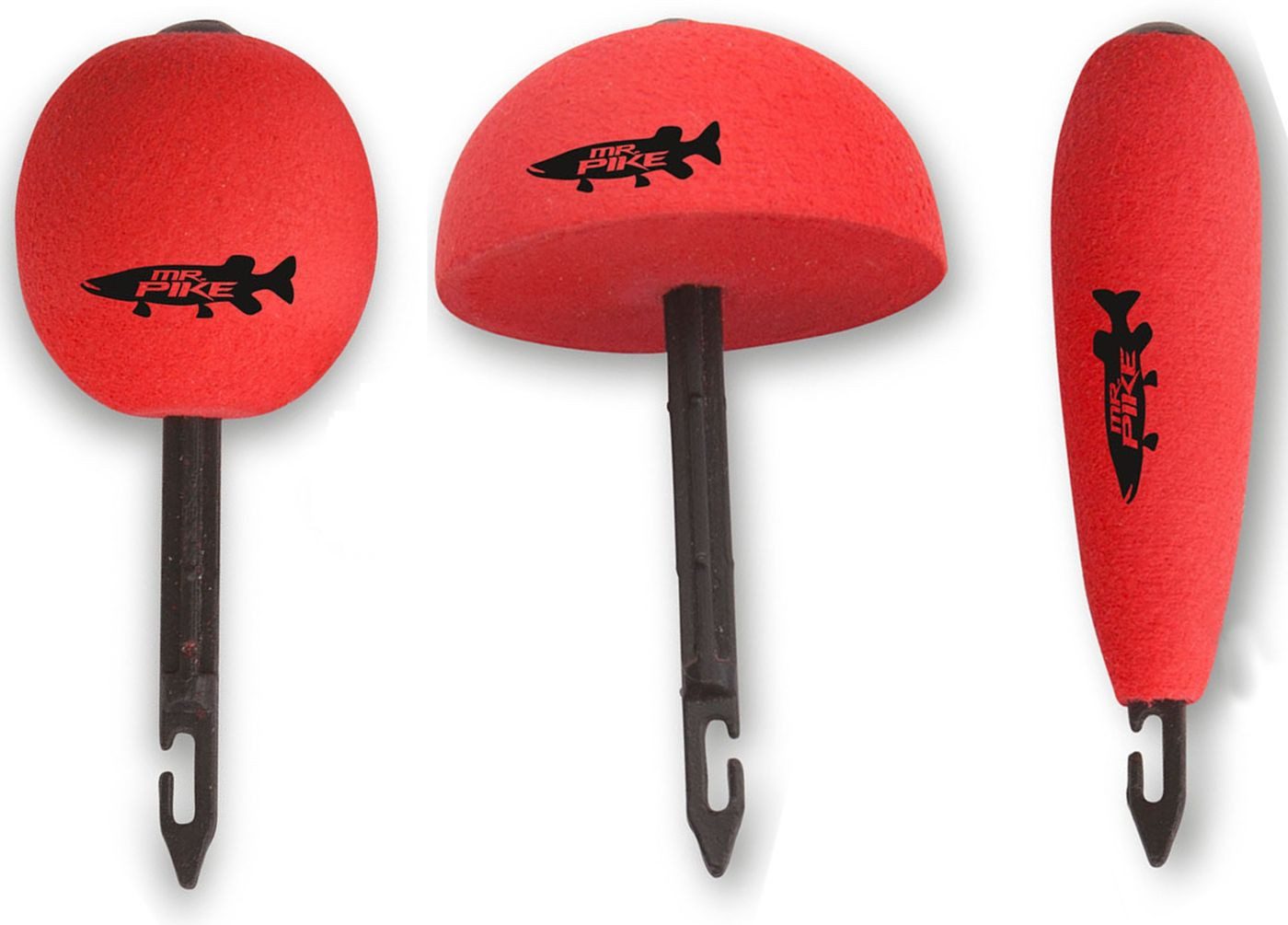 Quantum Kunstköder Quantum Mr Pike Bait Pop Up Kit rot - 3 Auftriebskörper