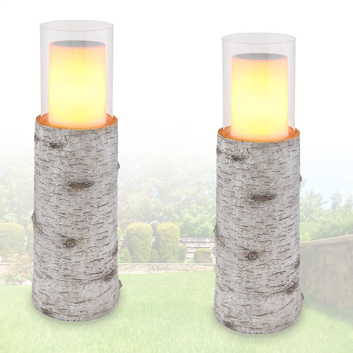 bmf-versand LED Solarleuchte Solarleuchten Garten 2er günstig online kaufen