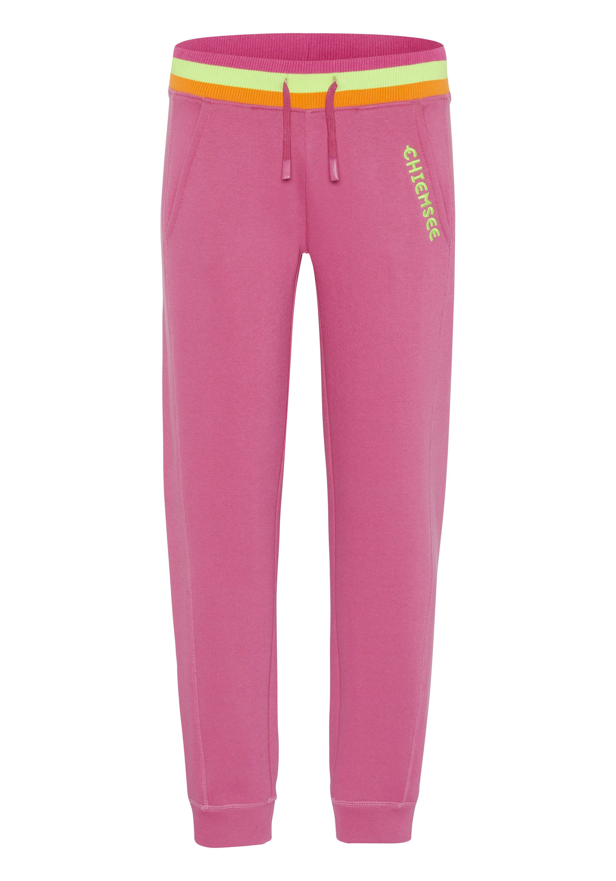 Sweathose Jogginghose mit Streifenbund 1