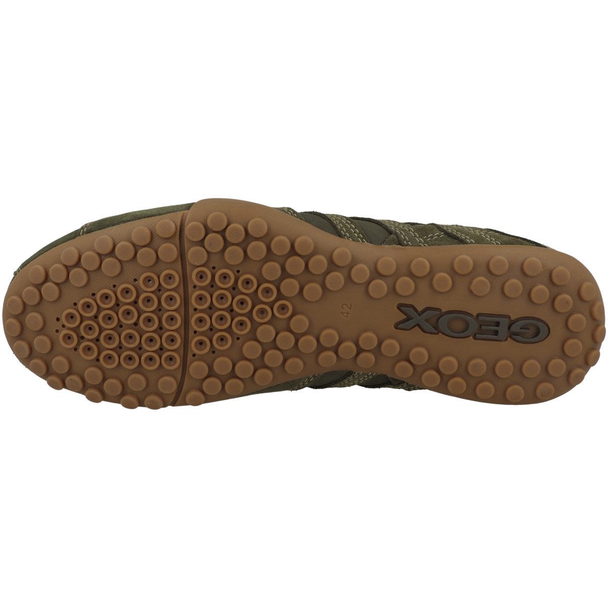 Geox U Snake Original Herren Sneaker Turnschuhe, Sportschuhe, Freizeitschuhe, Halbschuhe, Schnürschuhe