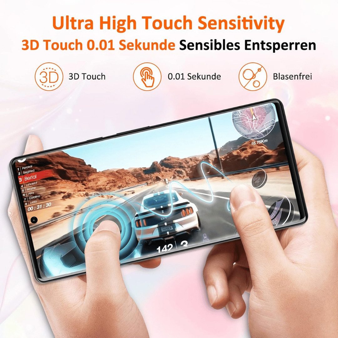 SmartUP Displayschutzglas 2X Schutzglas für Google Pixel 10A Display Panzerfolie Full Screen 9H für Google Pixel 10A, 2 Stück, Rundumschutz, passgenaue Verarbei – Bild 3 von 5