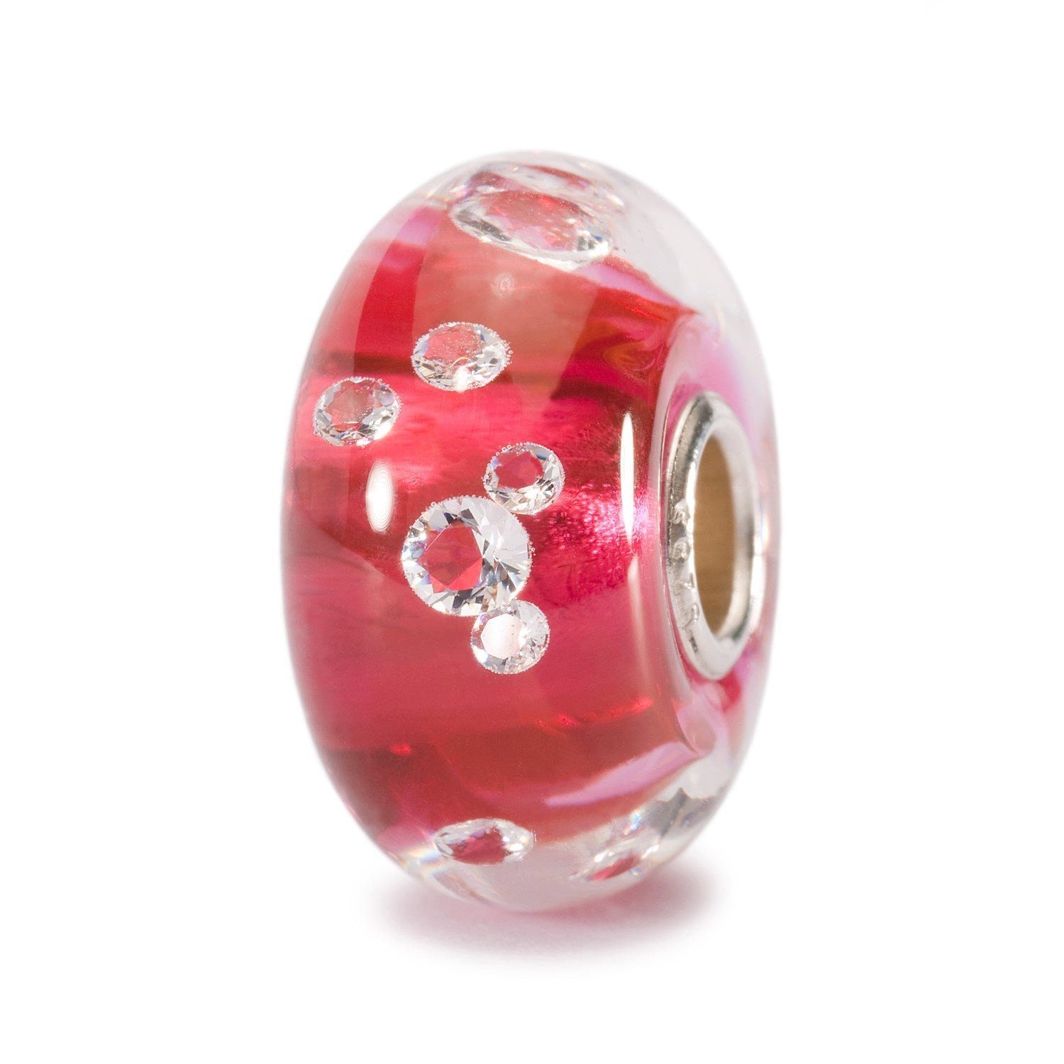 Trollbeads Bead Pink, "Diamanten" Bead TGLBE-00017