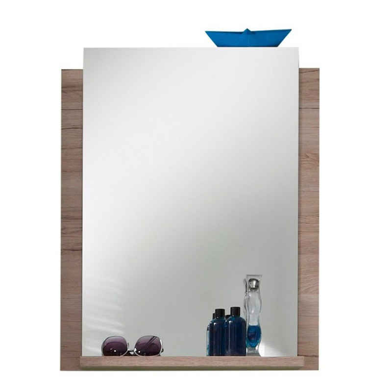 trendteam Wandspiegel, Wandspiegel Badezimmerspiegel Ablagespiegel Dekospiegel 60x75x15cm