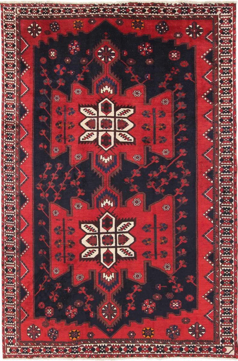 Orientteppich Bakhtiar 208x310 Handgeknüpfter Orientteppich / Perserteppich, Nain Trading, rechteckig, Höhe: 12 mm | Kurzflor-Teppiche
