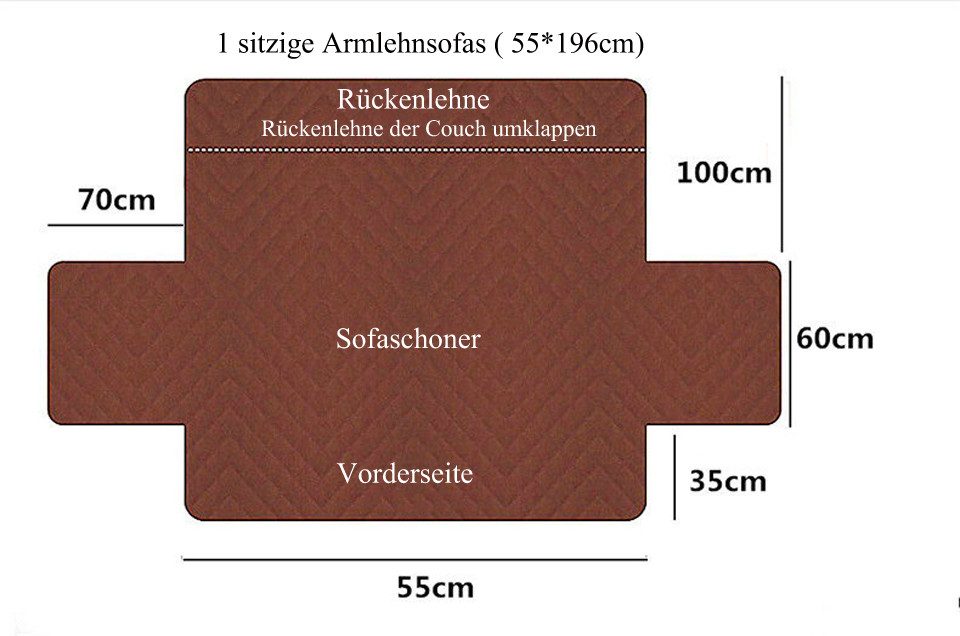 Coonoor Sofaschoner Sofa Überzug, Sofabezug Wasserdicht günstig online kaufen