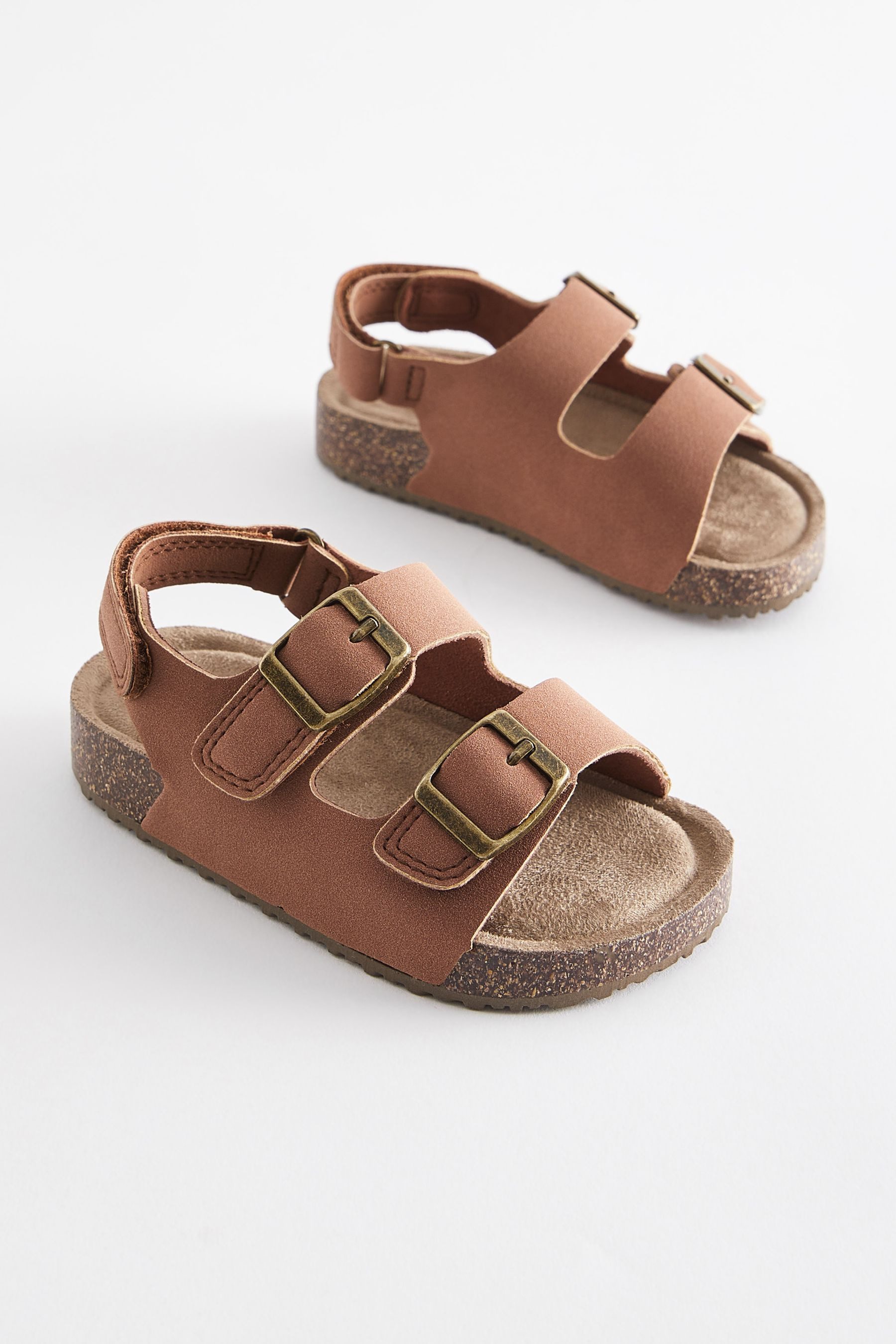 Next Sandalen mit Doppelschnalle und Fußbett, Standard Sandale (1-tlg)