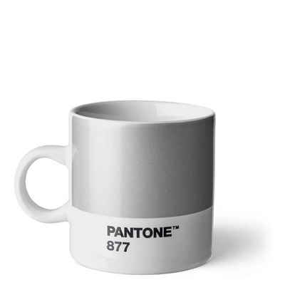 PANTONE Kaffeeservice, Fine Bone, Fine Bone, PANTONE Porzellan Espressotasse, dickwandig, spülmaschinenfest, 120ml