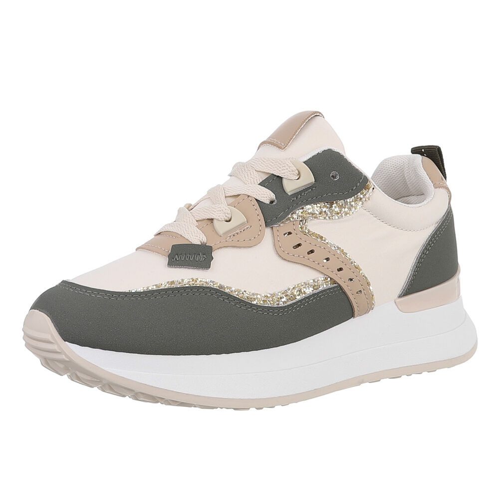 Ital-Design Damen Low-Top Freizeit Sneaker (88930199) Keilabsatz/Wedge Snea günstig online kaufen