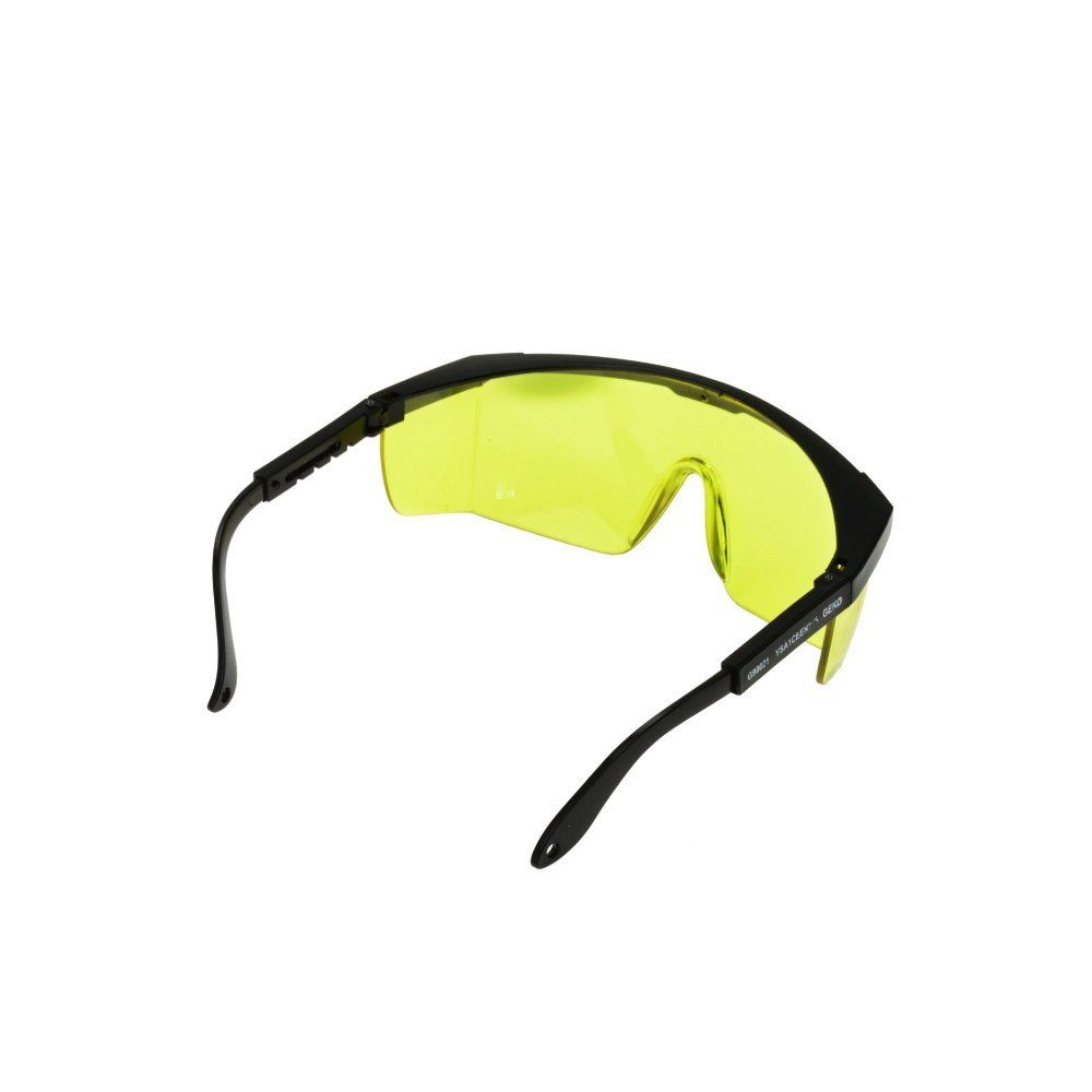 GEKO Arbeitsschutzbrille gelb, verstellbaren mit Bügeln Schutzbrille (1St)