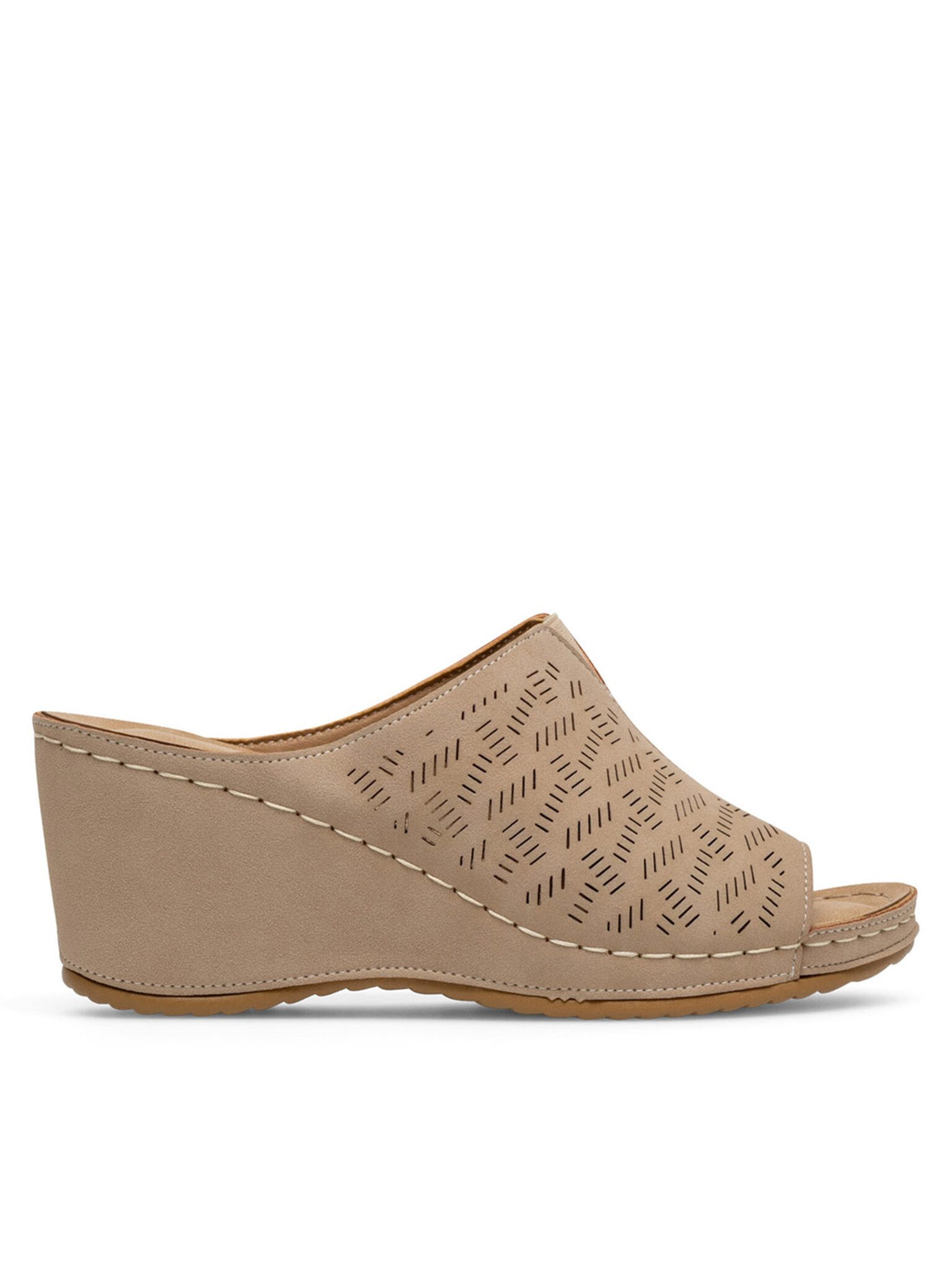 Clara Barson Pantoletten WYL0510-05 Beige Pantolette günstig online kaufen