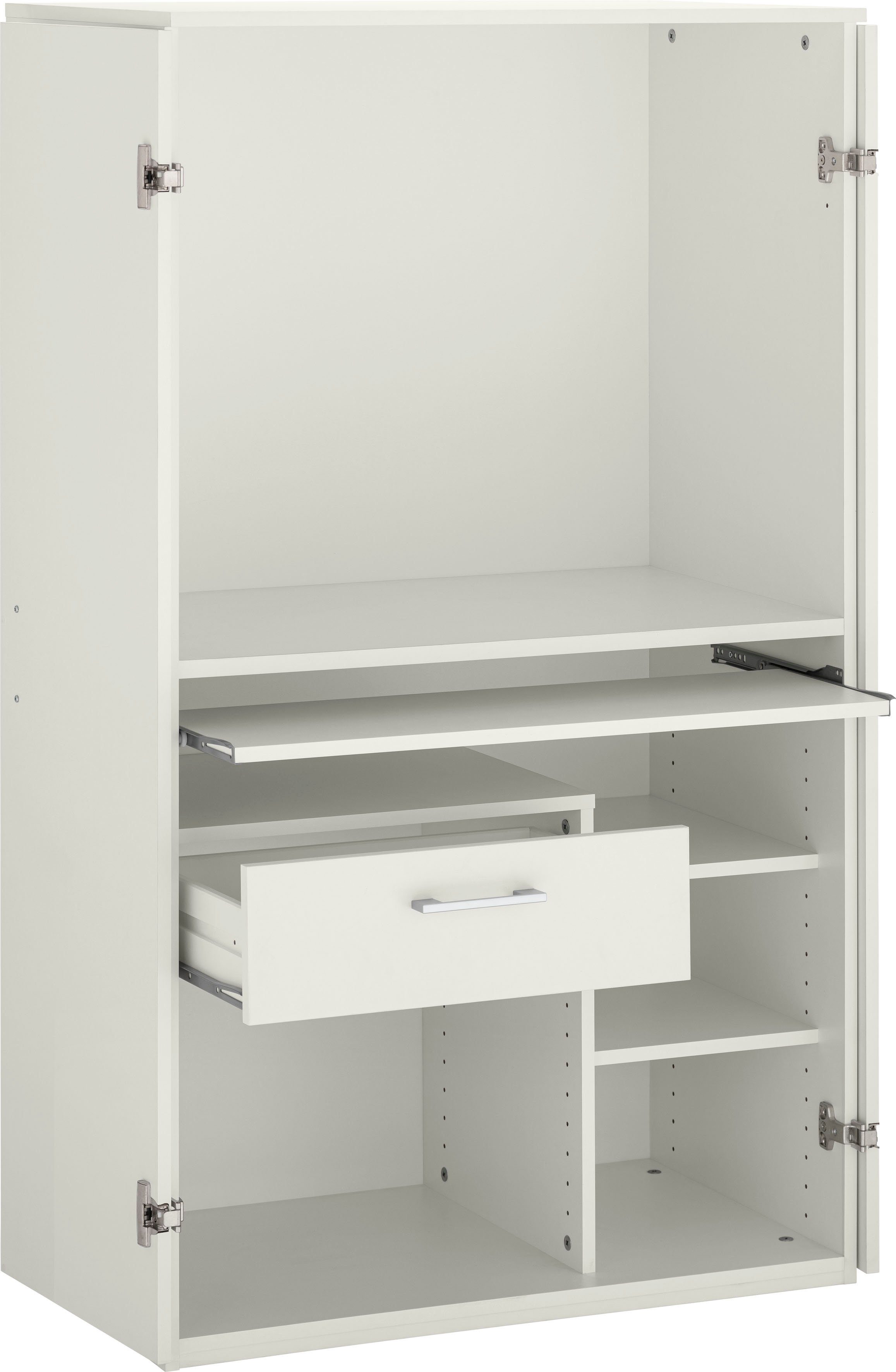 VOGL Möbelfabrik PC-Schrank Nick, Sekretär, Maße 80x50x138 cm, Made in Germany