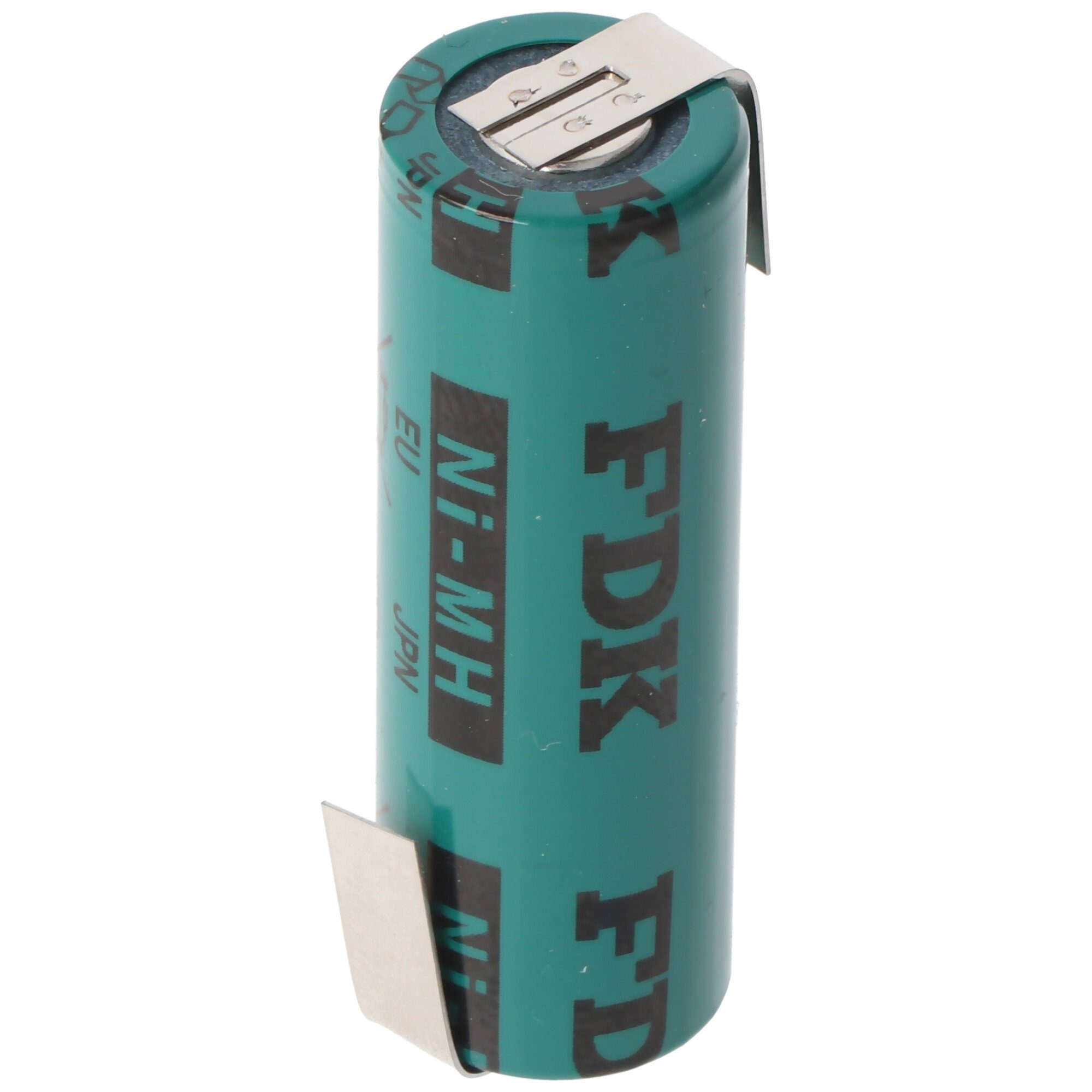Sanyo 4/5AA NiMH Akku FDK 1,2 Volt 1100mAh mit Lötfahnen Z-Form, Industriea Akku 1100 mAh (1,2 V)