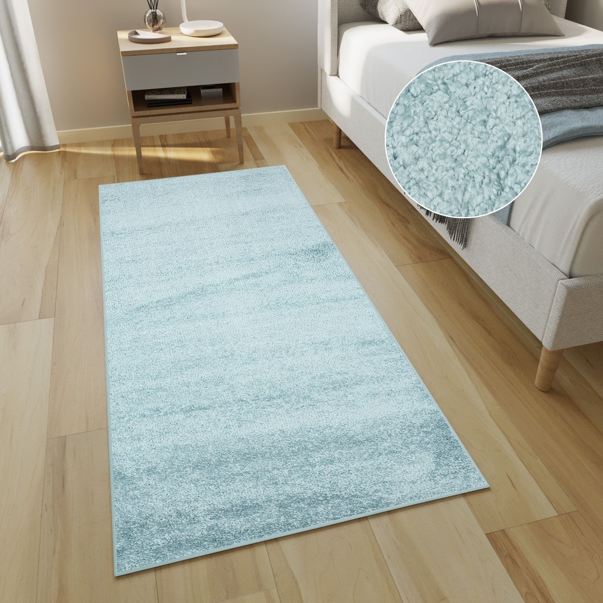 Hochflor-Läufer DELHI, Tapiso, rechteckig, Höhe: 30 mm, Langflor Shaggy Modern Design Flauschig Wohnzimmer Schlafzimmer