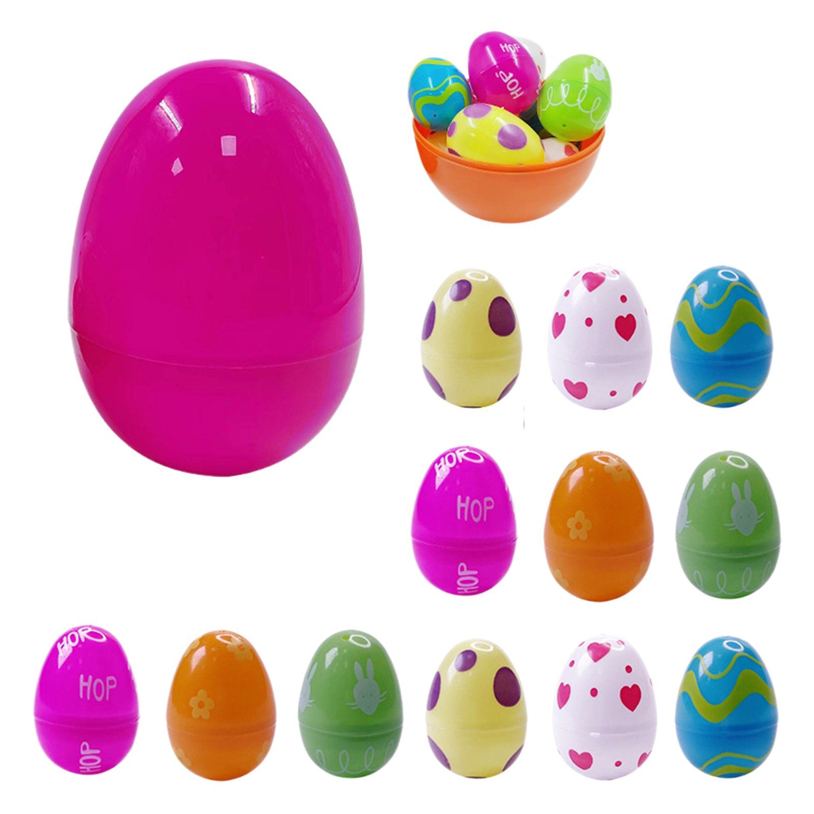 Quetsch-Eier, Blusmart Sensorische Neuartige Ostereier-Spielzeug, Weiches Hängedekoration