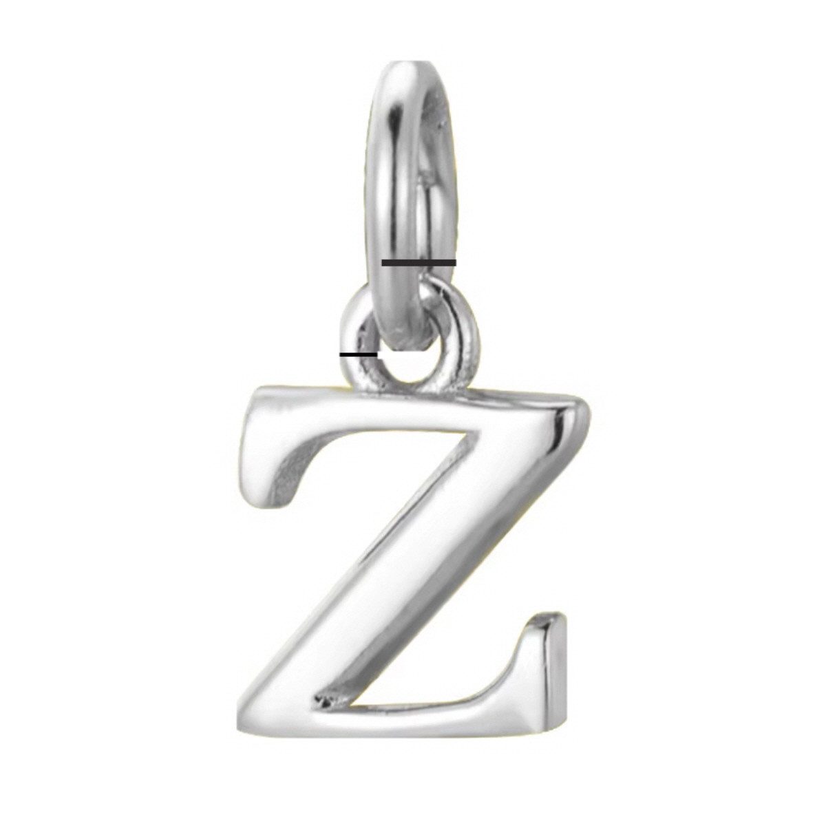 Silberkette Buchstabenanhänger " Z " Kette mit Buchstaben Anhänger Z Namenskette