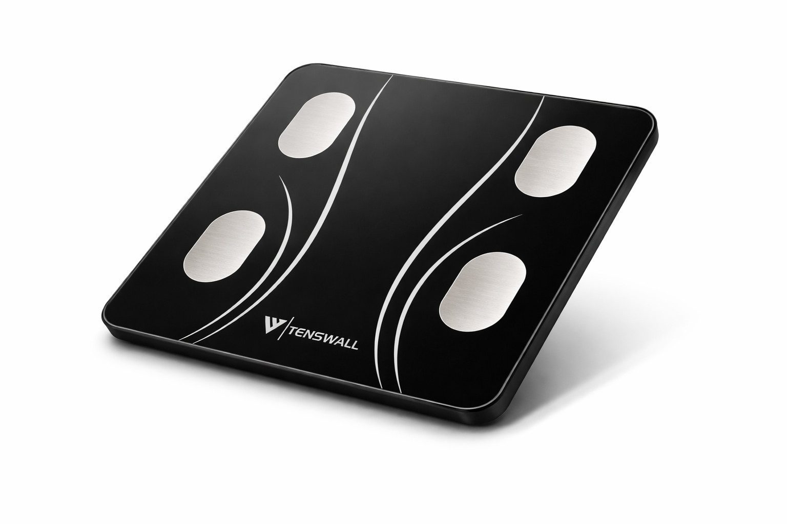 TSE Körper-Analyse-Waage TENSWALL Smart Körperwaage 180kg App iOS Android Bluetooth LCD Analyse