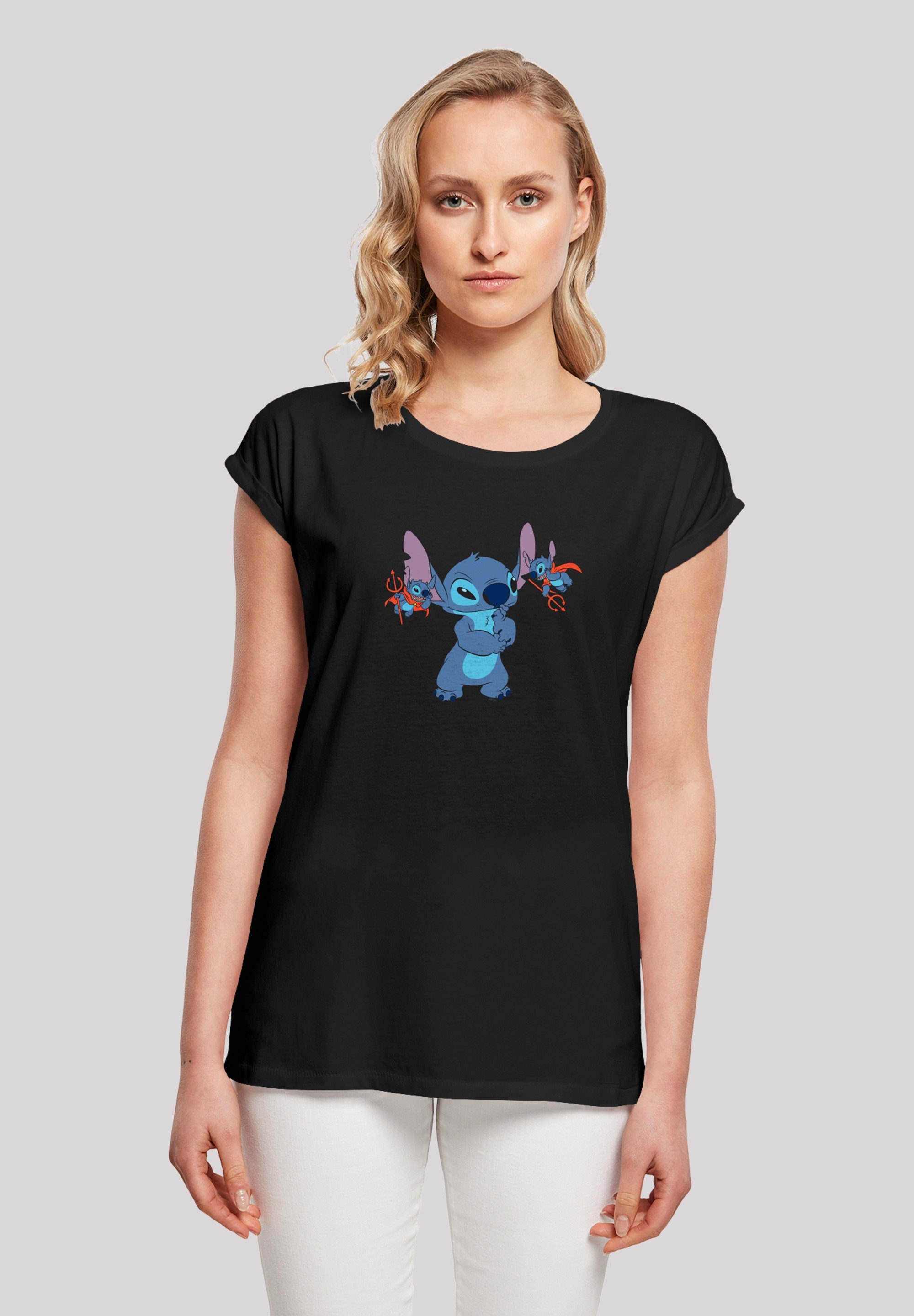 Print F4NT4STIC Stitch und T-Shirt Devils Lilo Little