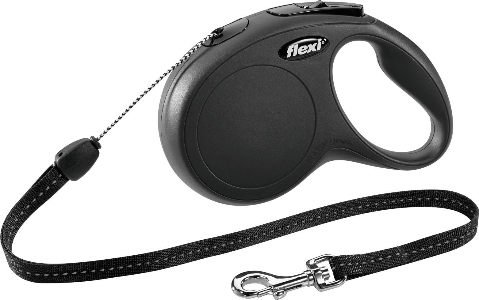 flexi Hundeleinen-Führungsstange Flexi Hundeleine New Classic S schwarz, Seil
