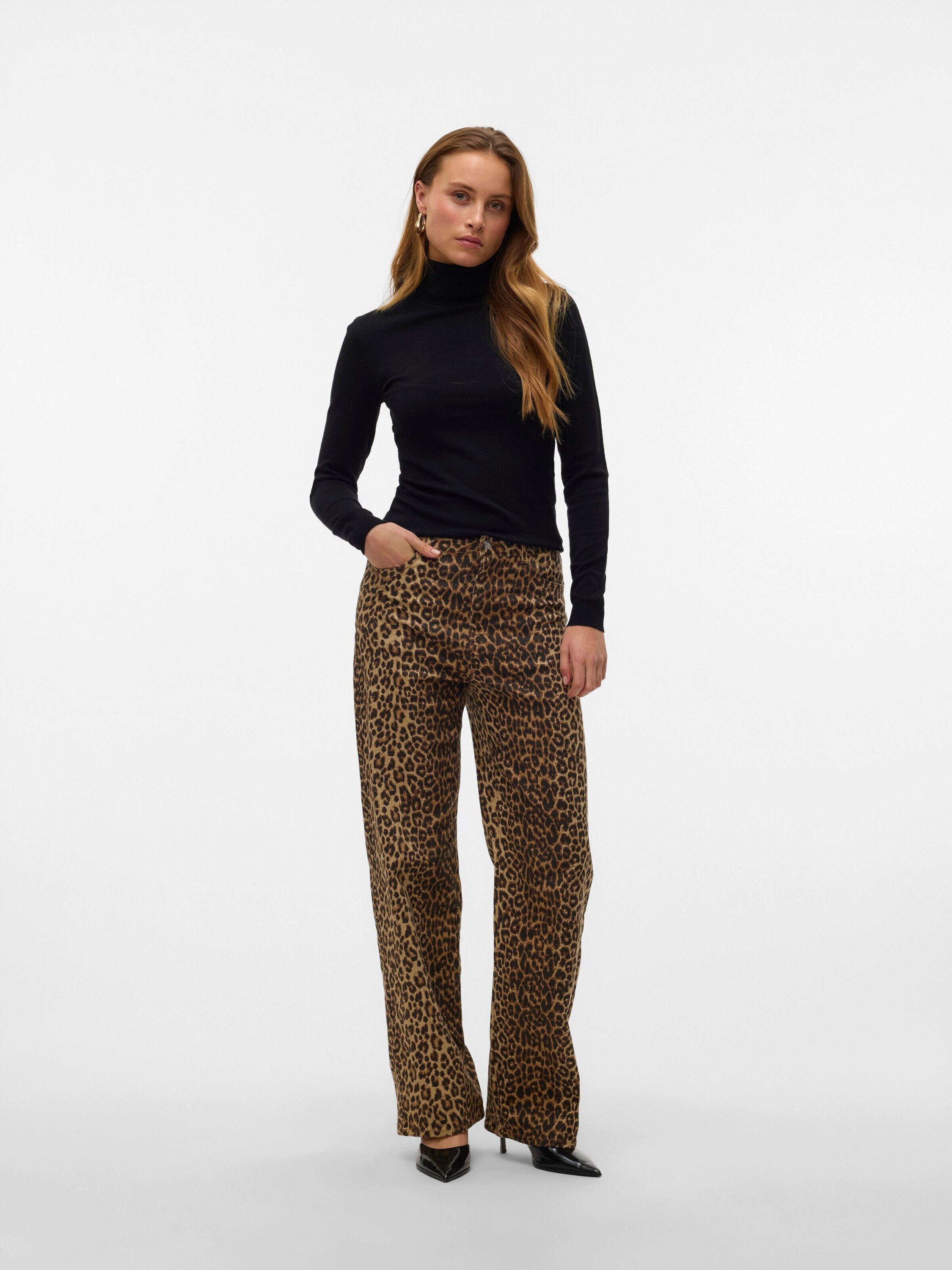 Vero Moda Petite Strickpullover Glory (1-tlg) Plain/ohne Details