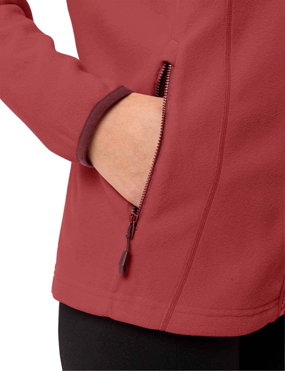 VAUDE Fleecepullover WOMEN'S ROSEMOOR FLEECE JACKET II hochschließender Kragen, mit Reißverschluss – Bild 5 von 5