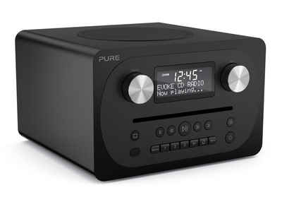 Pure »Evoke C-D4« Kompaktanlage (Bluetooth, Sleep-Timer sowie Wecker-Funktion, CD-Player, 20 Senderspeicherplätze, Sleep-Timer, Weckfunktion, AUX, Bluetooth, inklusive Fernbedienung)