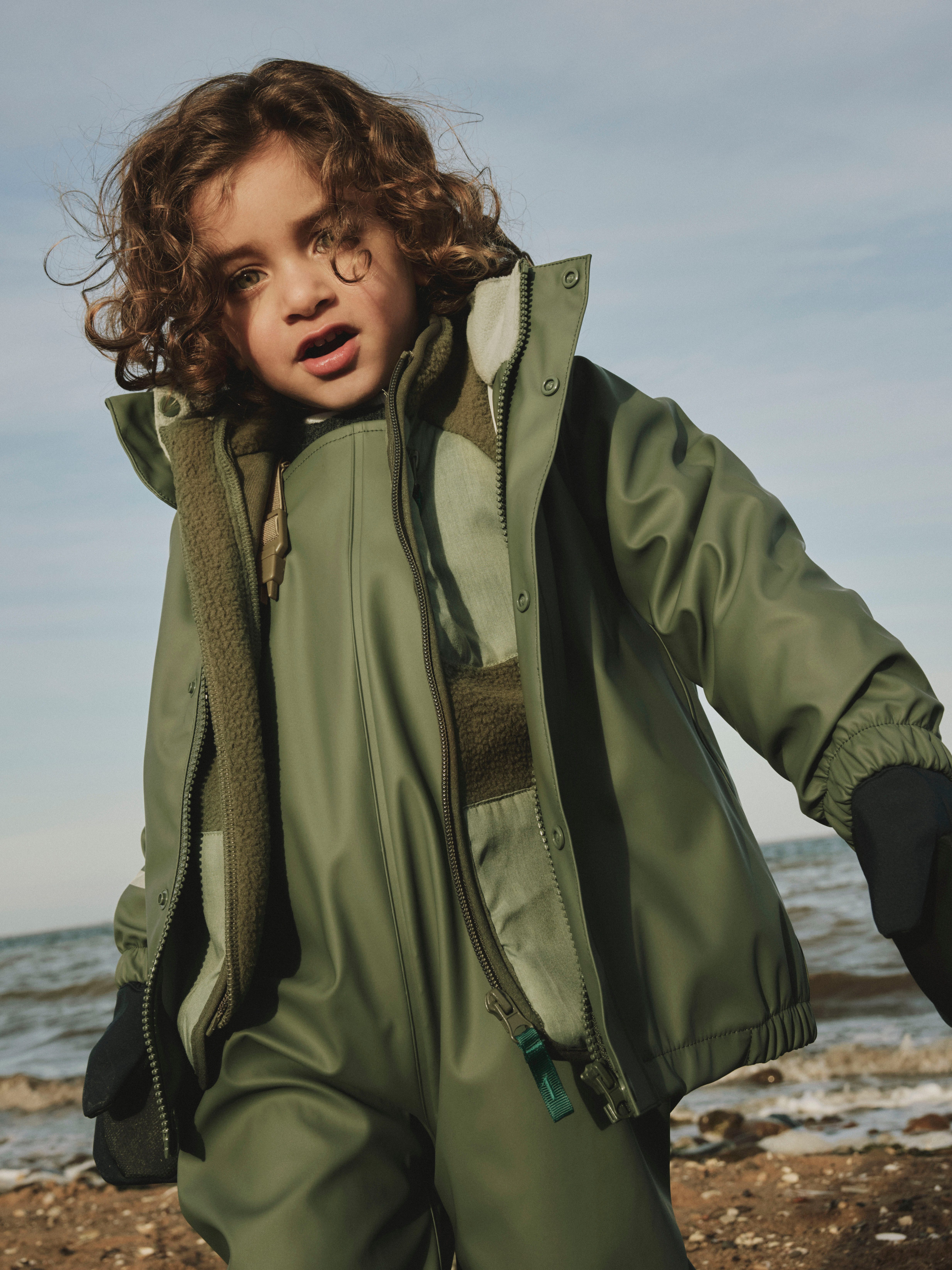 Name It Regenmantel NKNDRY10 für Mädchen mit Regenjacke und Hose im Set (Set, 2-tlg) unifarben, casual, regular fit, Kunstfaser, Web