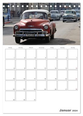 CALVENDO Wandkalender Cuba erleben (Tischkalender 2024 DIN A5 hoch), CALVENDO Monatskalender
