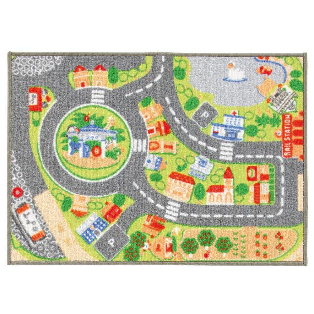 Sevi Kinderteppich Sevi 60265 Kinderteppich Dorf 67x93cm