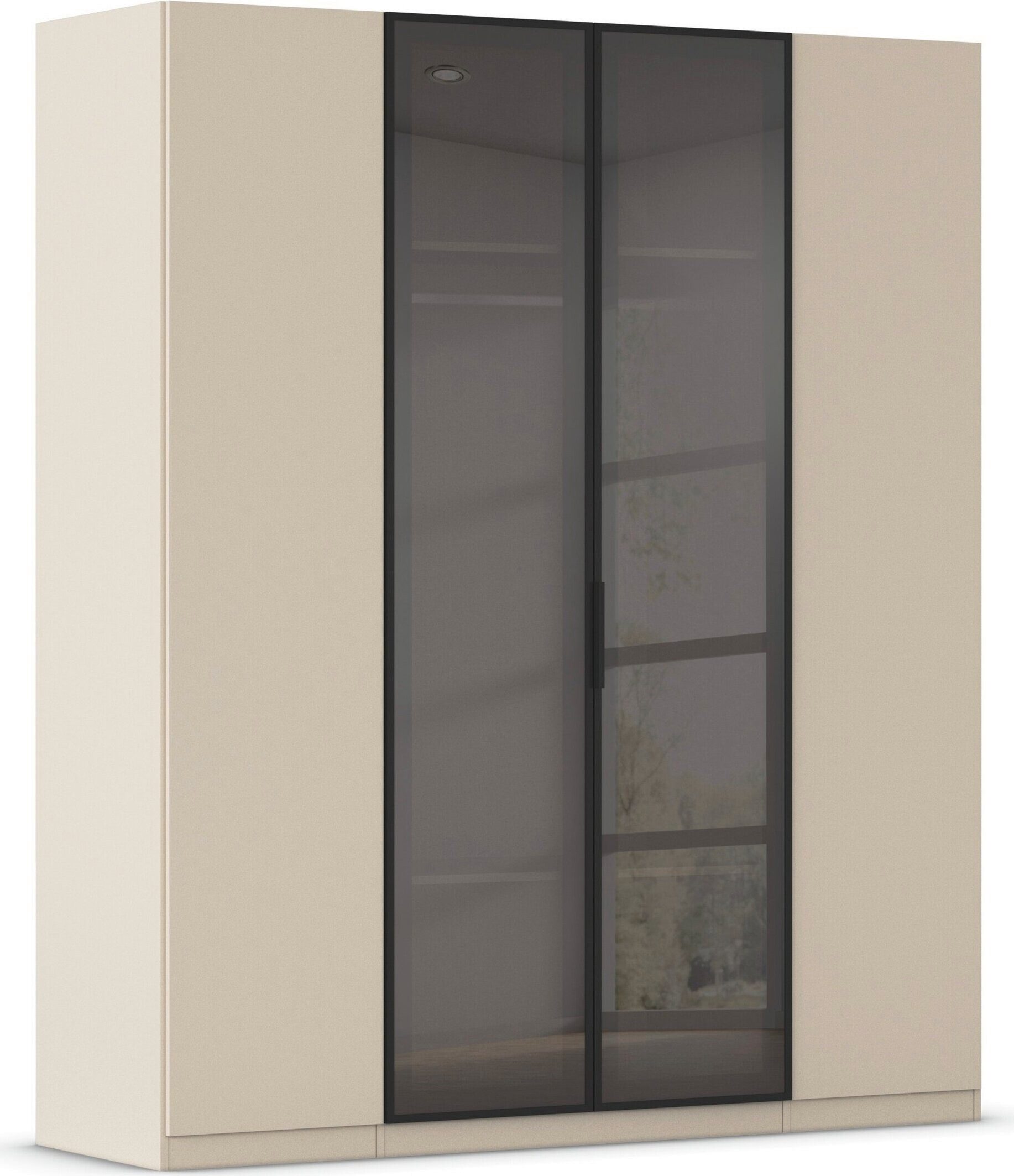 OTTO home Kleiderschrank Schrank Möbel Schlafzimmer Garderobe Mietswohnung WELTNEUHEIT NYLLA (3 Ausstattungsvarianten - Breiten 136-405 cm, Höhen 212/231 cm) PATENTIERTES SCHNELLMONTAGESYSTEM mit Glasrahmentüren MADE IN GERMANY