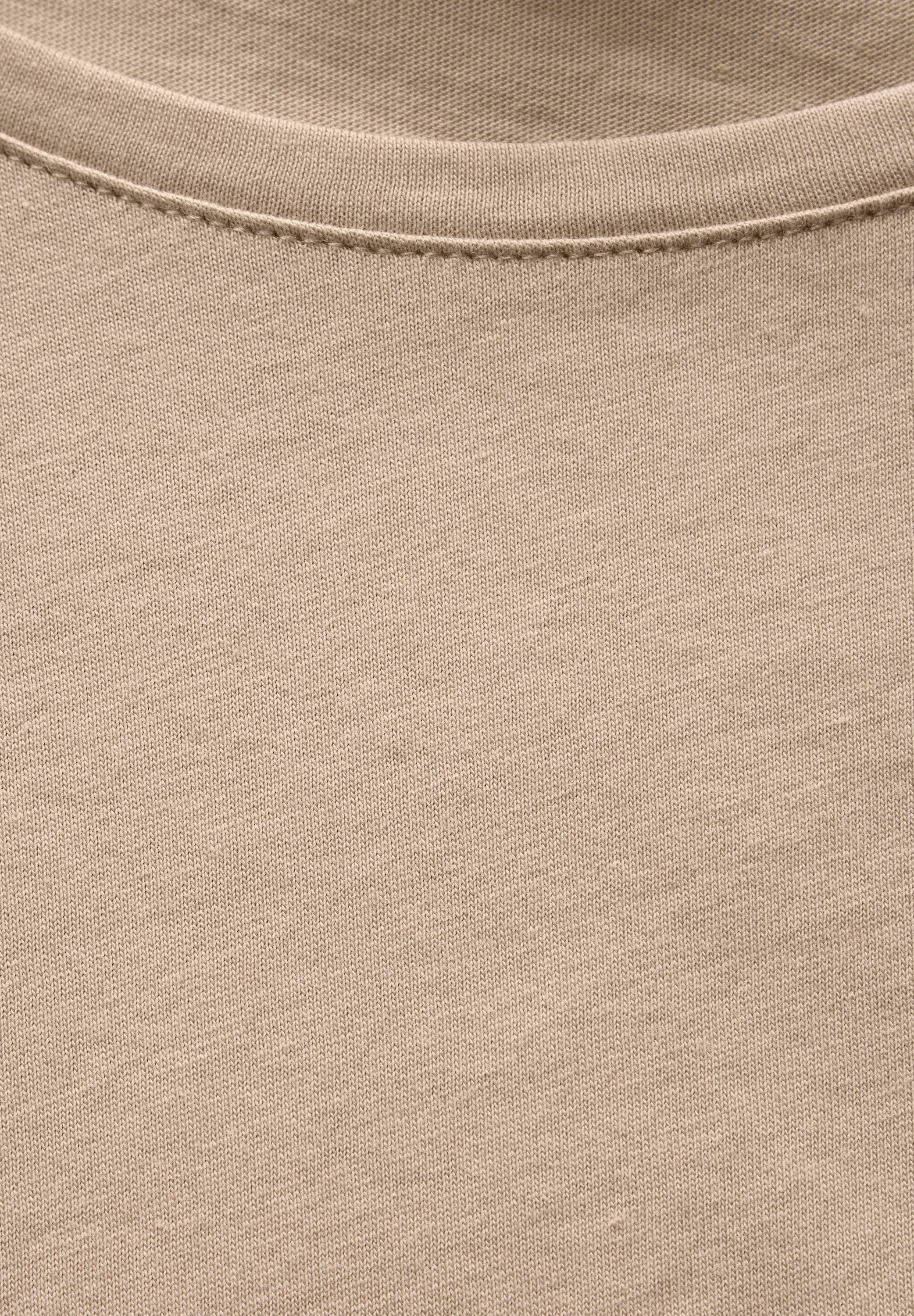 STREET ONE Langarmshirt aus reiner Baumwolle
