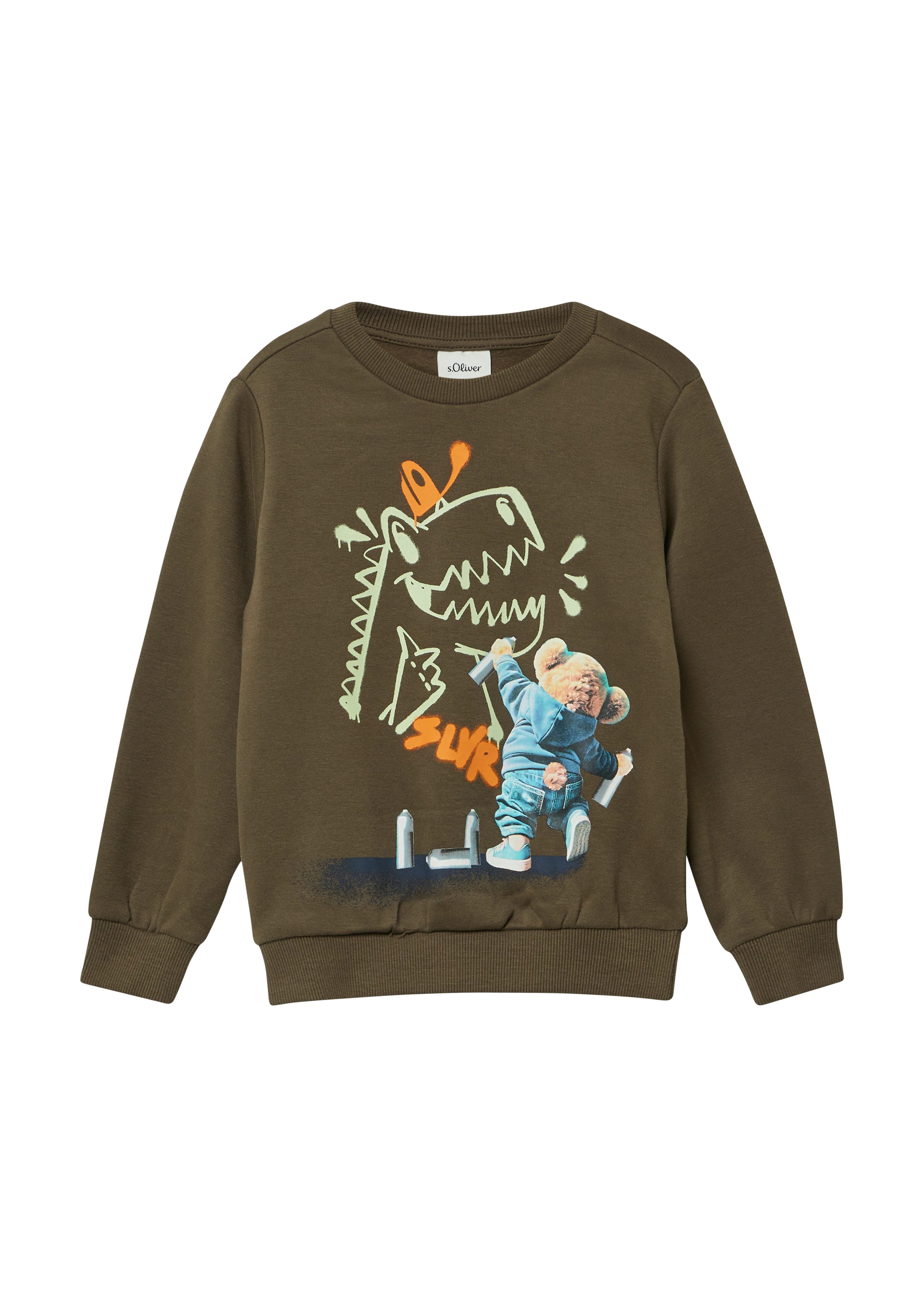 s.Oliver Junior Sweater mit Frontprint