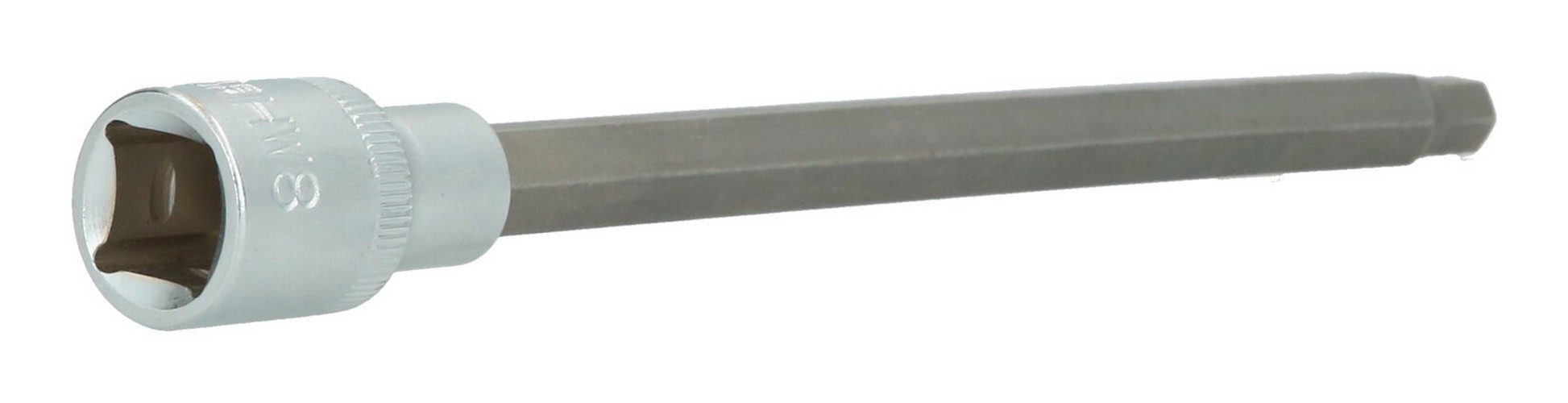 Brilliant Tools Sechskant-Bit, 1/2" Innensechskant Stecknuss, 200 mm lang, 8 mm