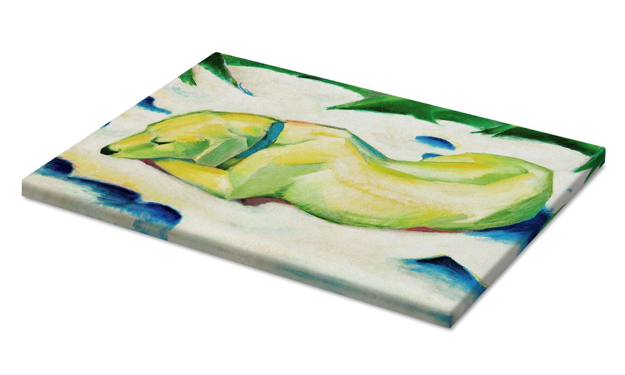 Posterlounge Poster Franz Marc, Liegender Hund günstig online kaufen