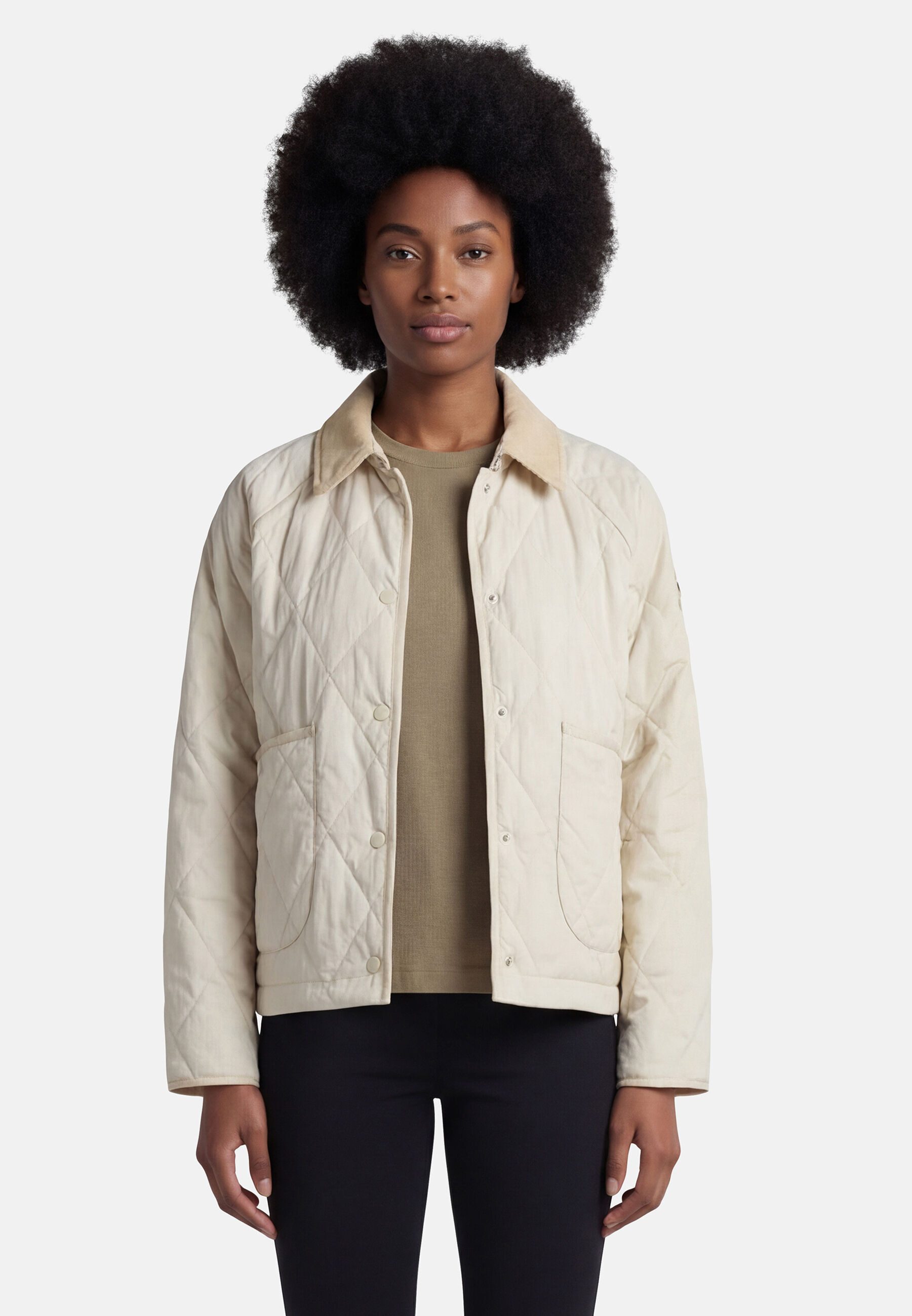 No.1 COMO Blouson VADA (1-St) mit Umlegekragen aus Kord