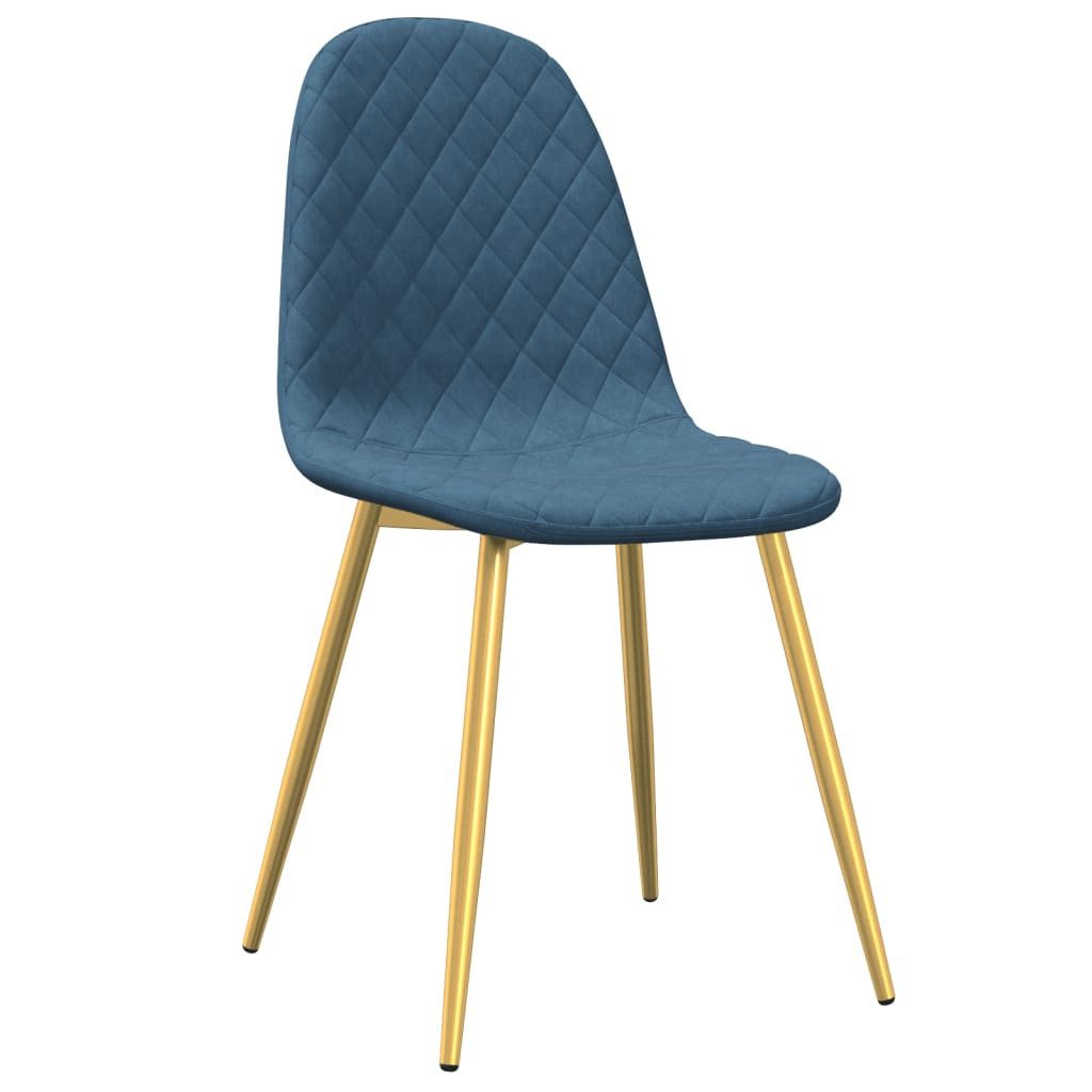 vidaXL Esszimmerstuhl Esszimmerstühle 2 Stk. Blau günstig online kaufen