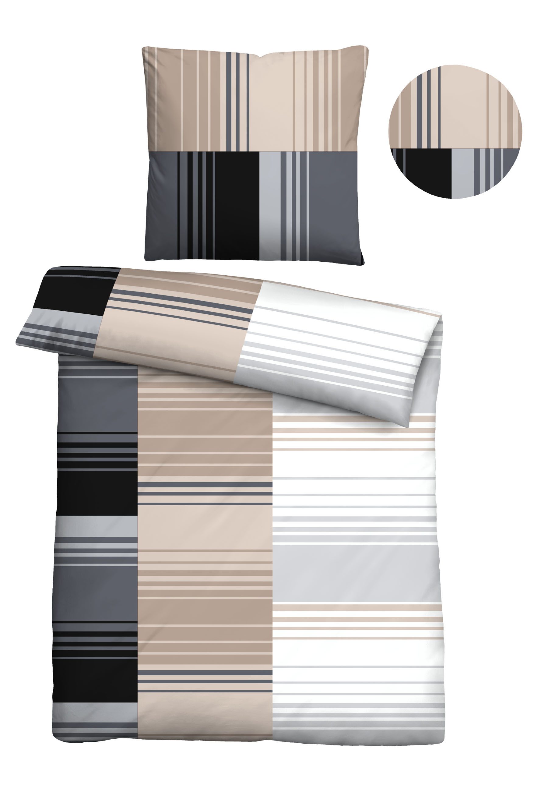 Castell - Markenbettwäsche Bettwäsche 0040561, Renforcé, 2 teilig, hautsymp günstig online kaufen