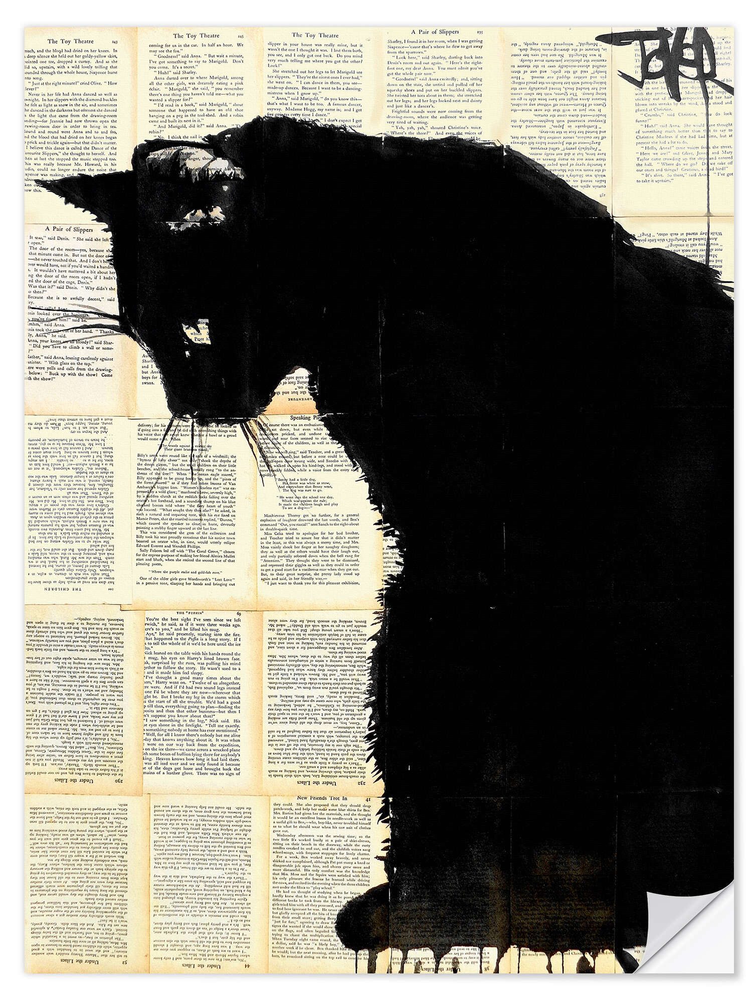 Wandfolie Loui Jover