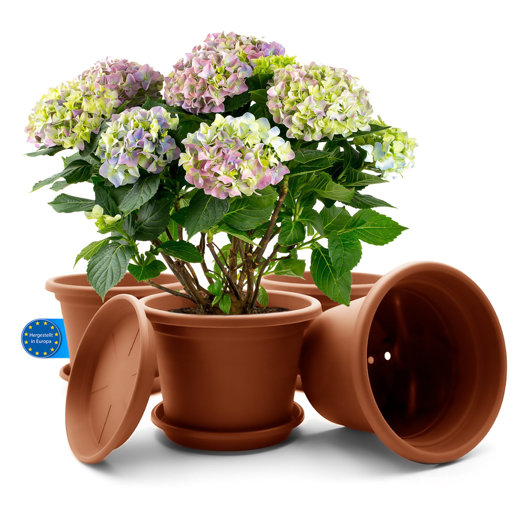 BigDean Blumentopf 4 Stück Pflanzkübel mit günstig online kaufen