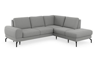 sit&more Ecksofa Cinturo L-Form, inklusive Sitztiefenverstellung und Federkern, Sitzhöhe 48 cm