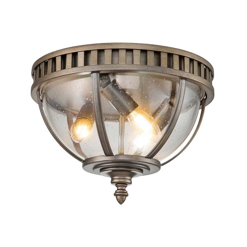 Elstead LIGHTING Außen-Deckenleuchte, Leuchtmittel nicht inklusive, Deckenlampe Außenleuchte Deckenleuchte bronze Gartenleuchte
