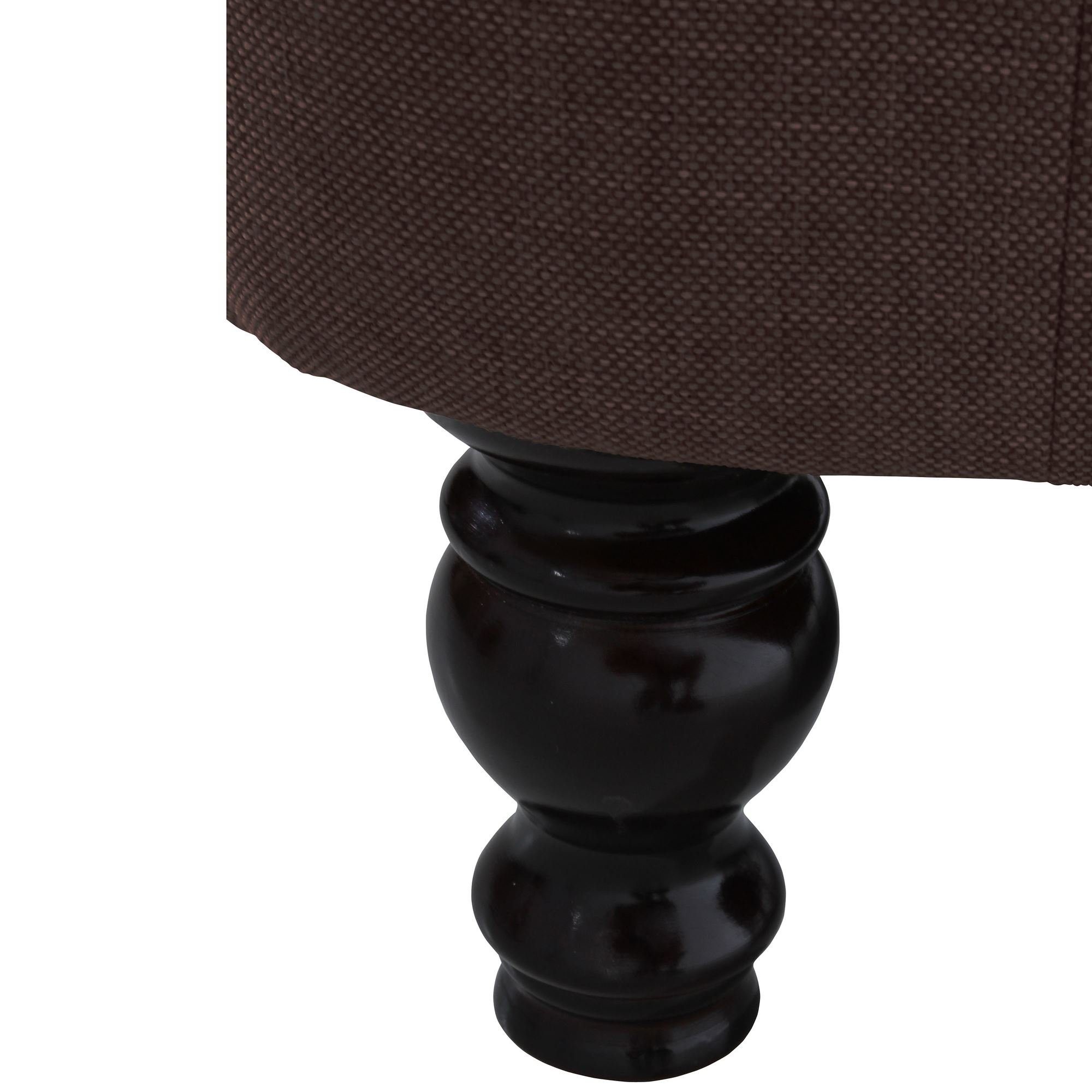 Kostenlosem Buche XXL 58 Versand, inkl. lackie 1-St), Sitz XXL-Sessel schwarz hochwertig verarbeitet,bequemer Bezug aufm (Leinenoptik) Karley Flachgewebe Sessel (Sparpreis Kessel